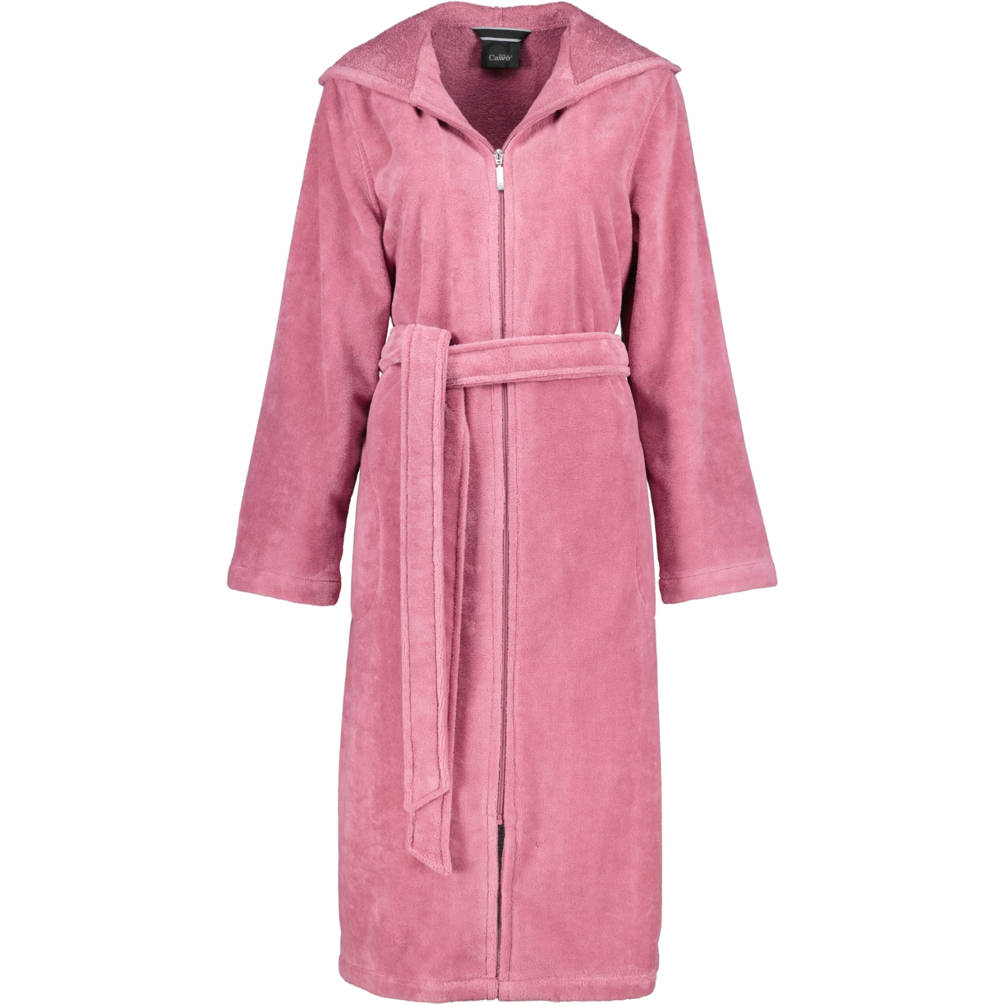 Cawö Home Damen Bademantel Kapuze RV 837 - Farbe: blush - 22