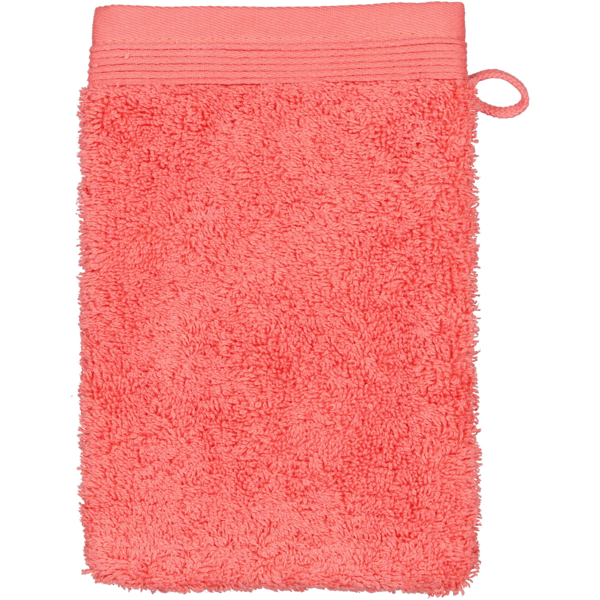 Möve Handtücher Superwuschel coral - 262 - Waschhandschuh 15x20 cm