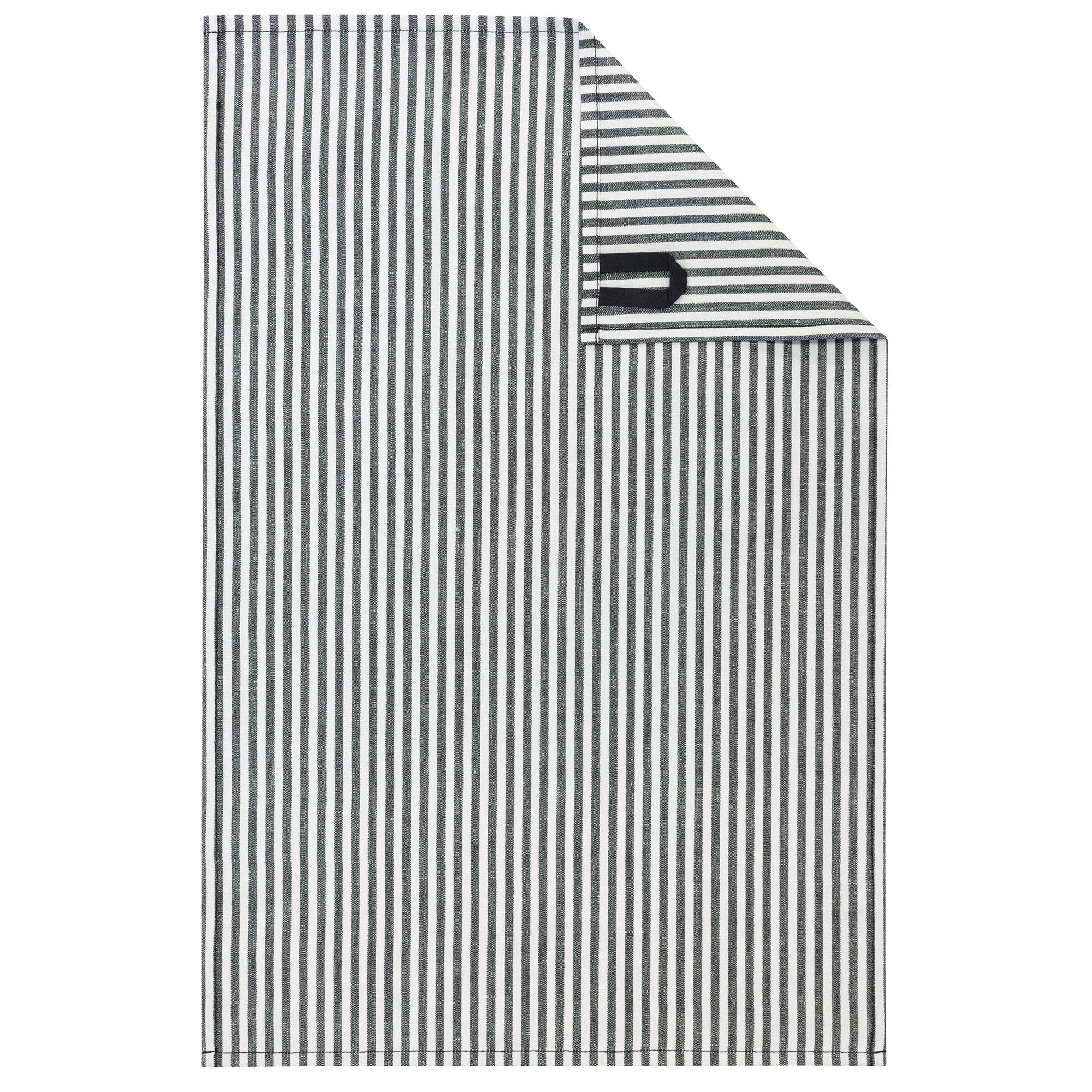 Cawö Cuisine Zoom Streifen 121 - Geschirrtuch 50x700 cm - Farbe: schwarz - 97