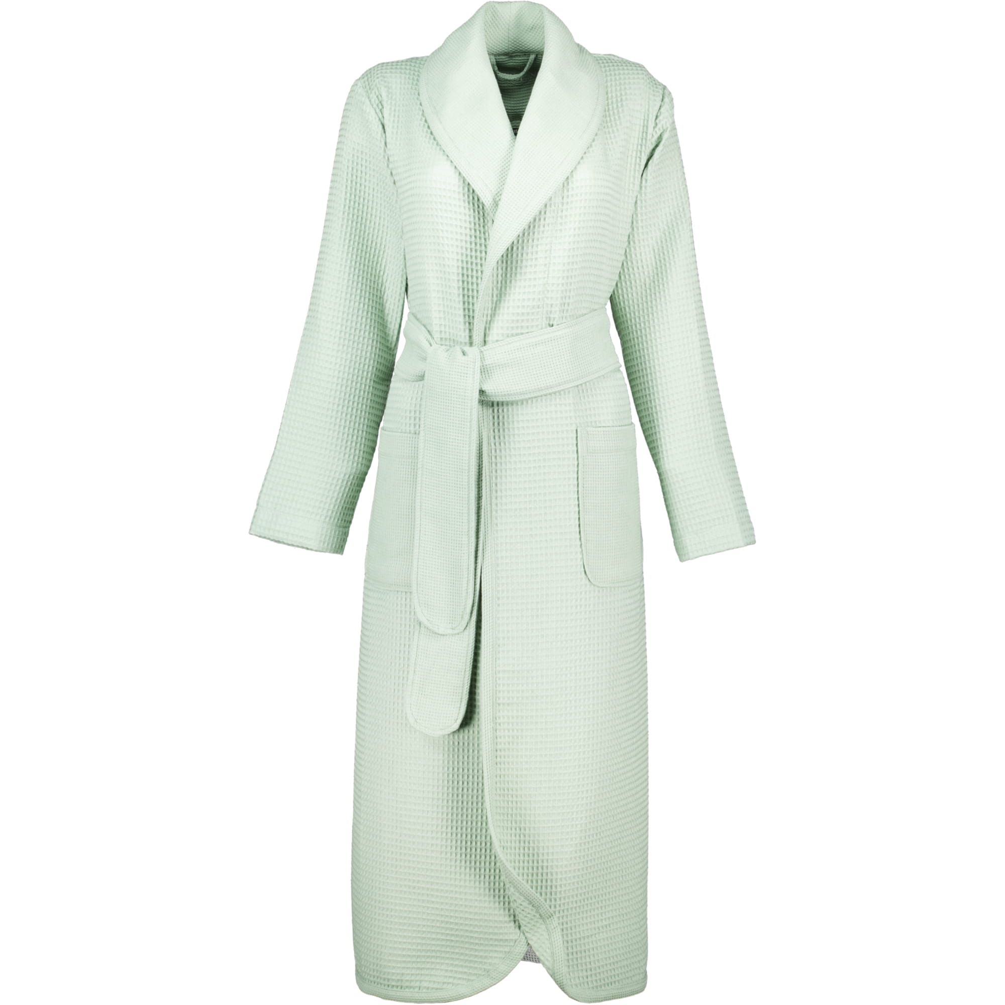 Vossen Bademäntel Damen Schalkragen Catania soft green - 5305