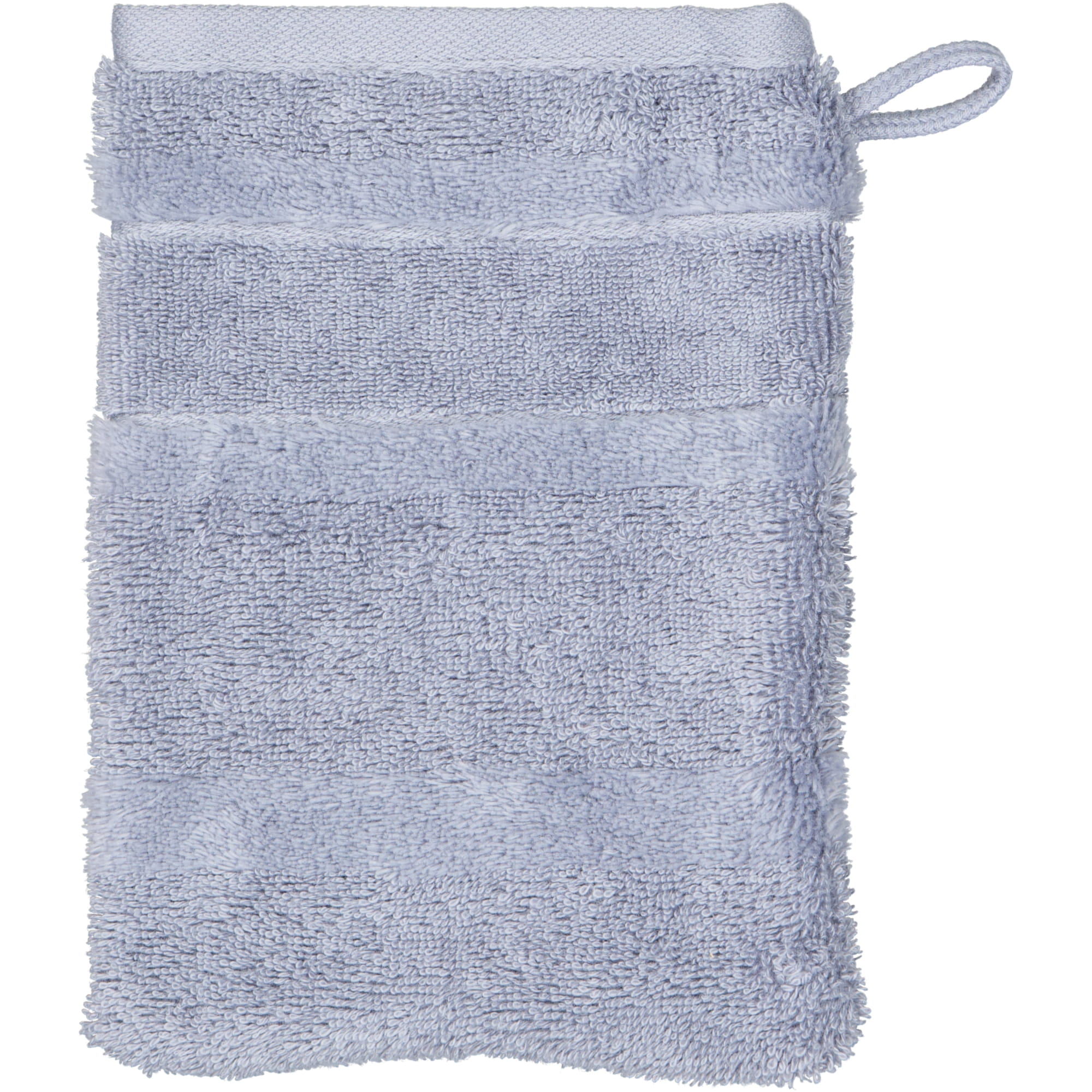 Cawö Handtücher Noblesse2 Uni 1002 nordic blue - 187 - Waschhandschuh 16x22 cm