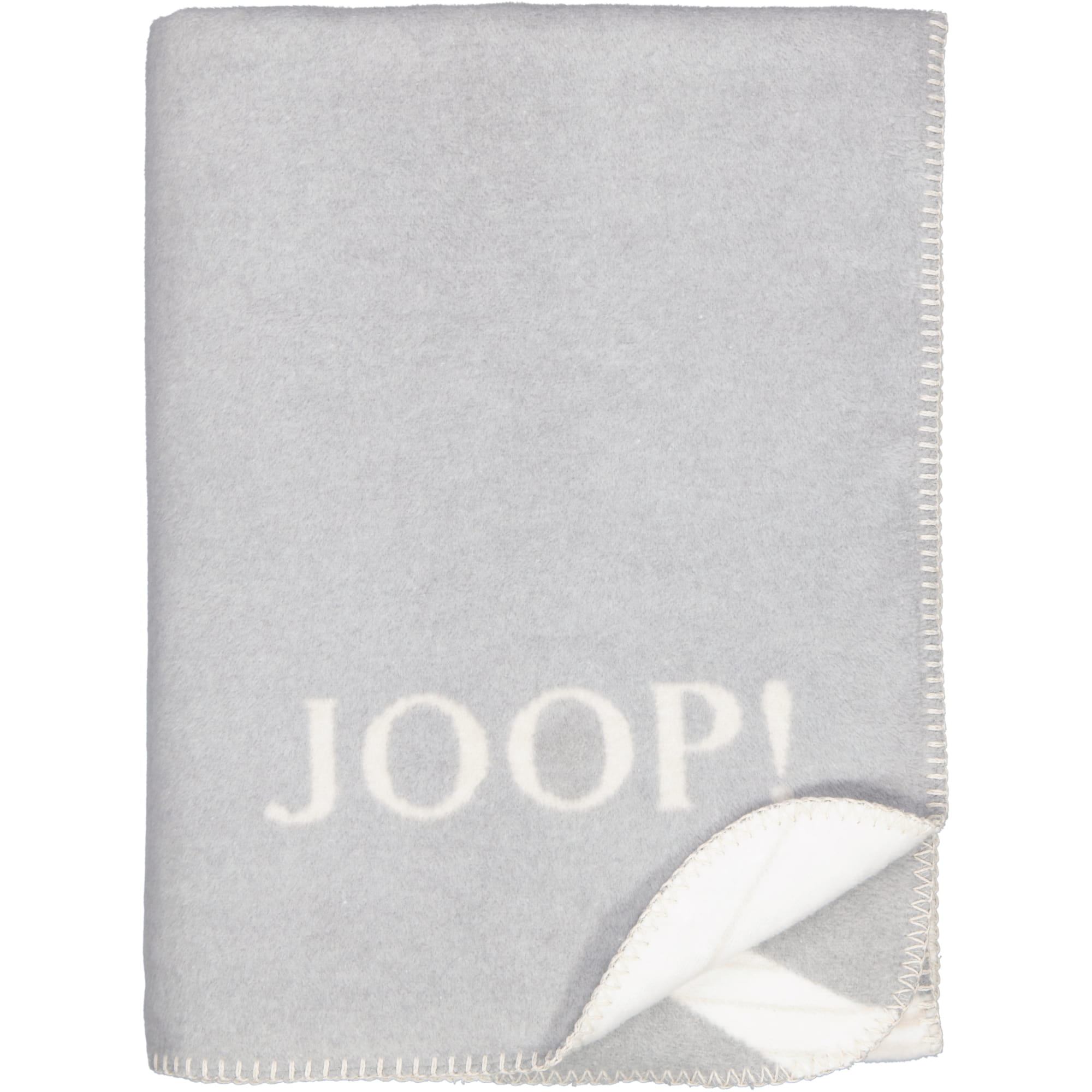 JOOP! Wohndecken Leaf Stein - 150x200 cm