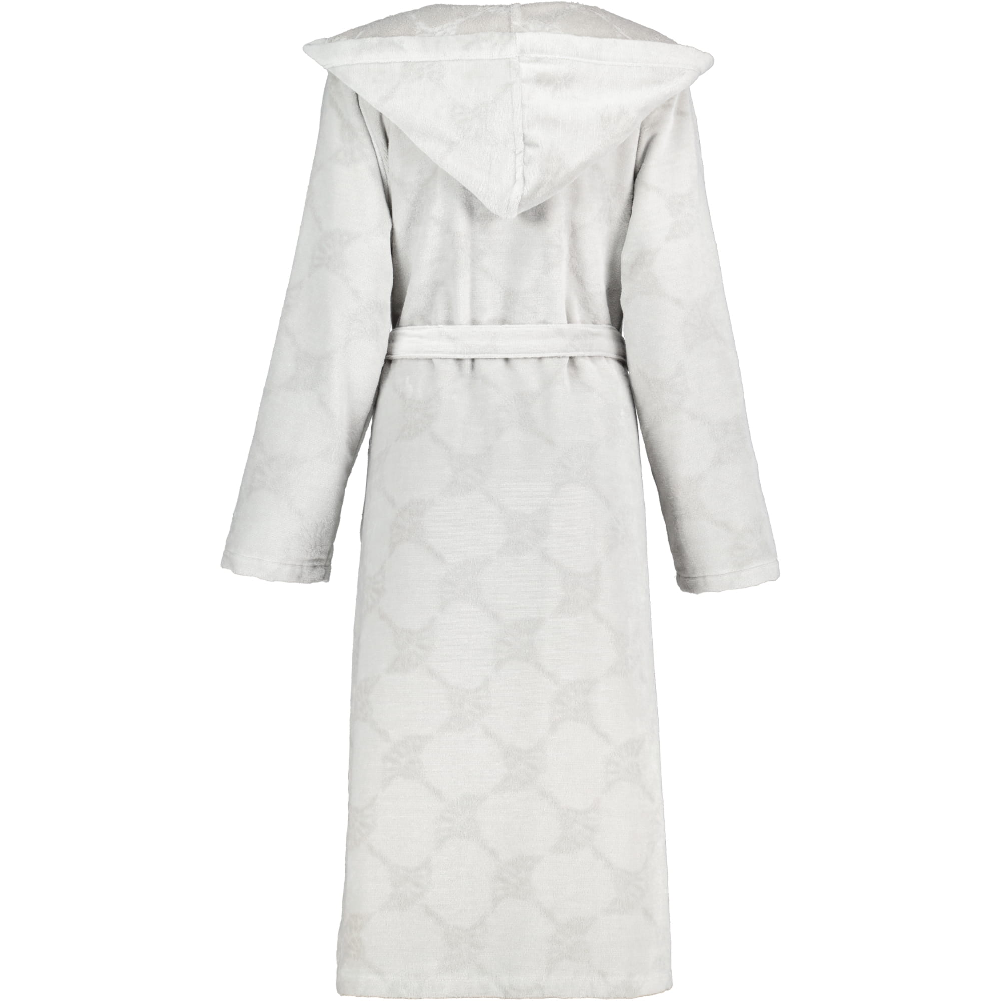 JOOP Damen Bademantel Kapuze - 1652 - Farbe: Platin - 713