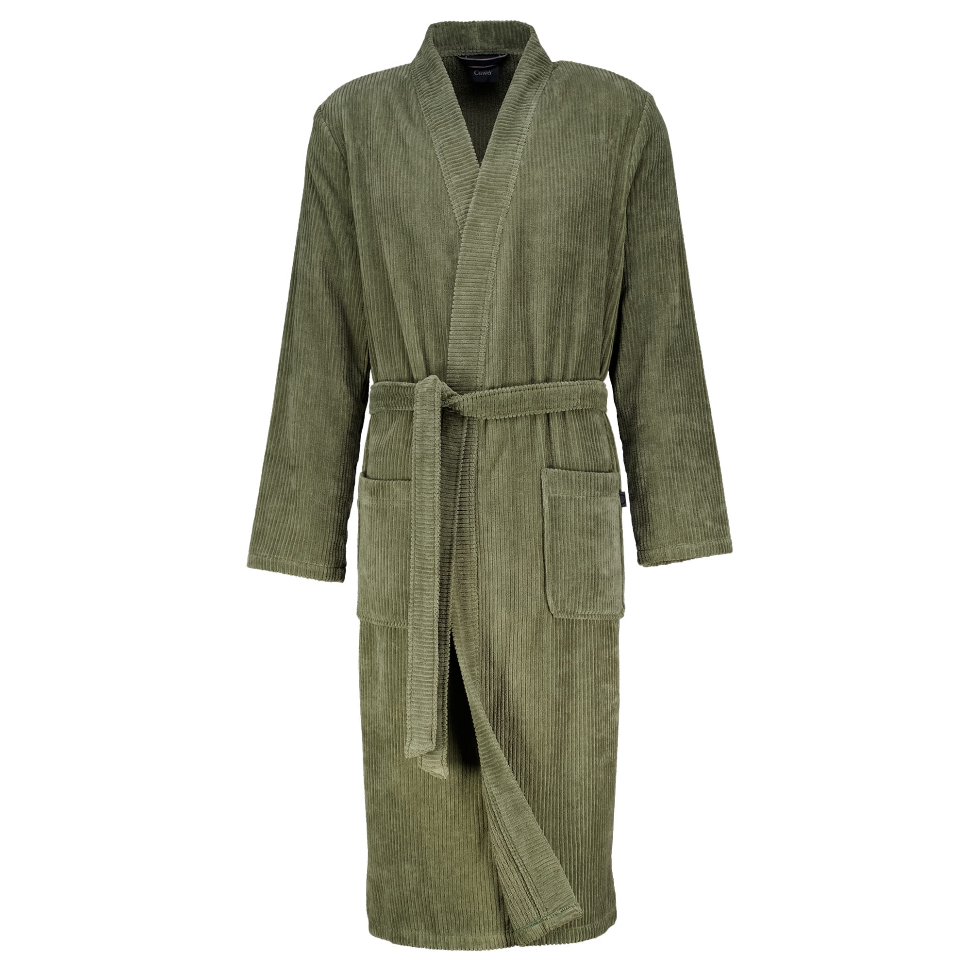 Cawö Bademäntel Herren Kimono Cord-Optik 6540 field - 453