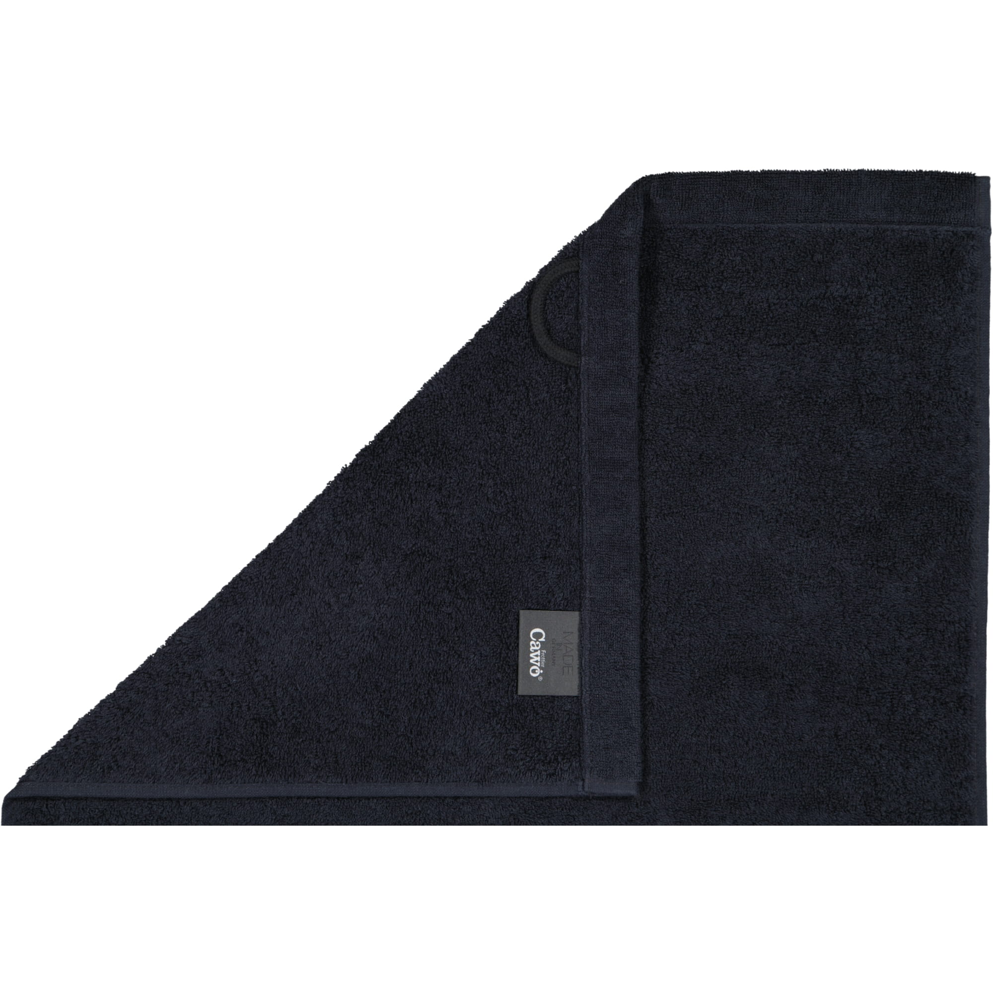 Cawö Handtücher Lifestyle Uni 7007 schwarz - 906 - Waschhandschuh 16x22 cm