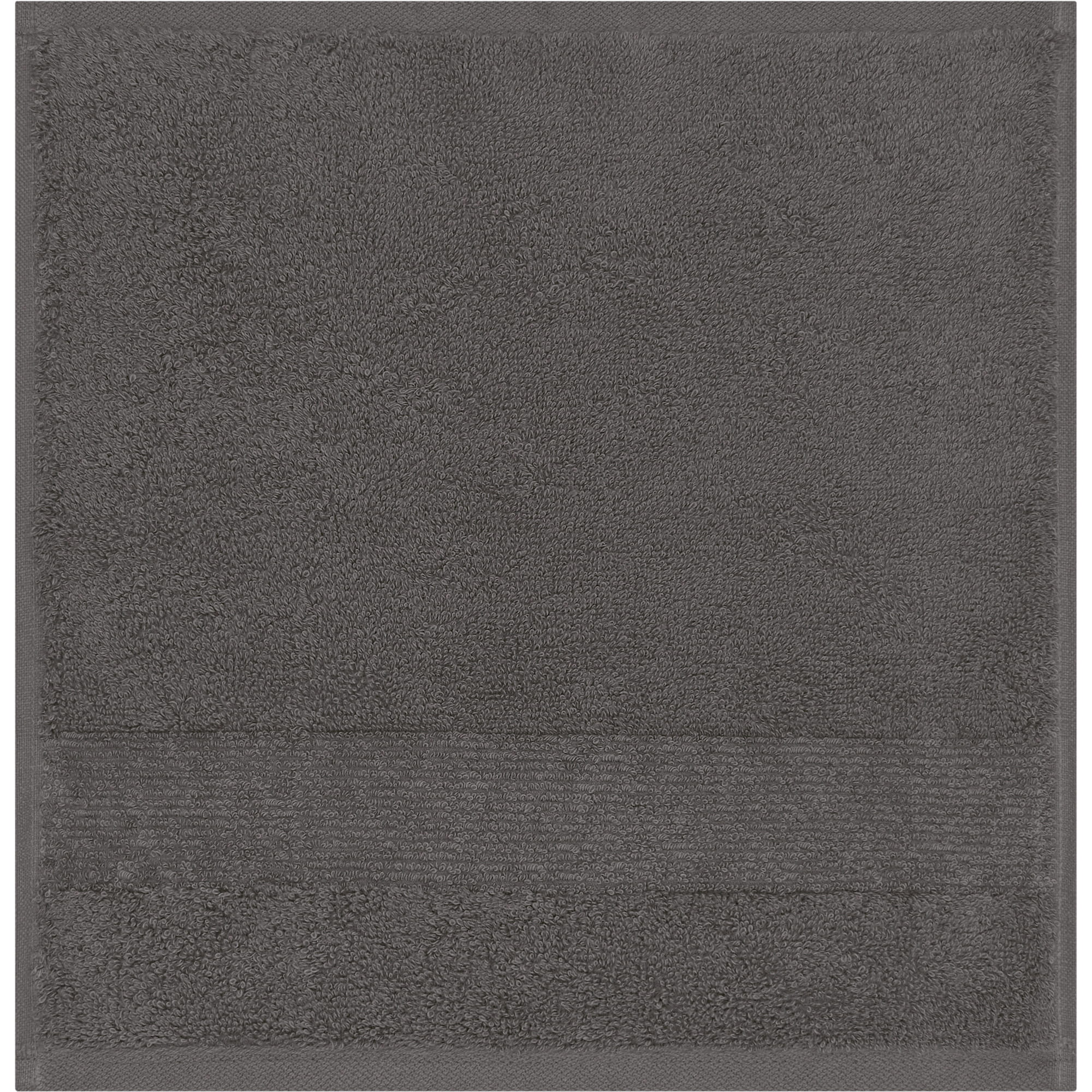Cawö Handtücher THE LUXURY 5000 basalt - 740 - Seiflappen 30x30 cm
