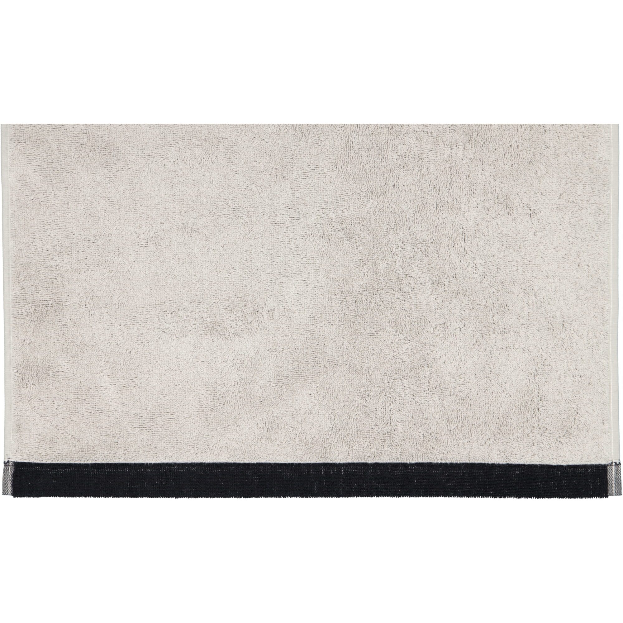 Cawö Handtücher Lifestyle Splash 7071 platin/schwarz - 79 - Seiflappen 30x30 cm