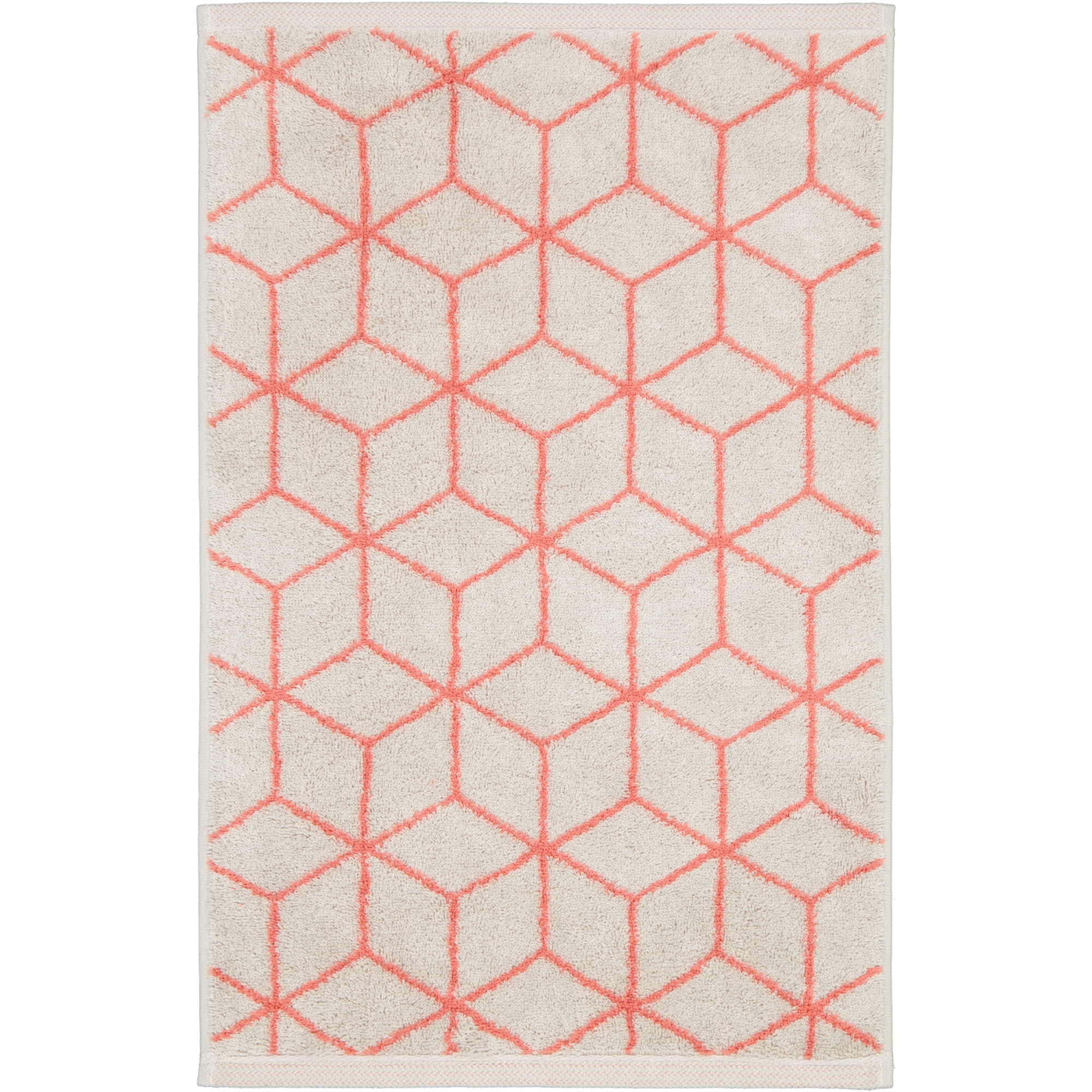 Villeroy & Boch Coordinates Carré Colors 2559 french linen/coral - 72 - Gästetuch 30x50 cm