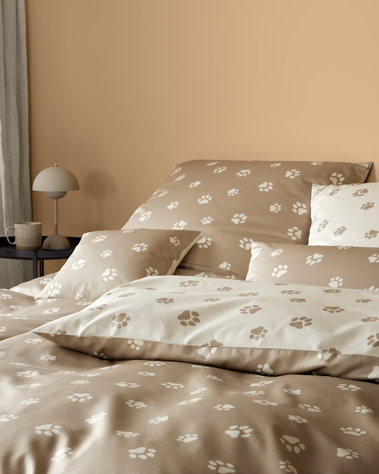 elegante Kissenbezüge WE LOVE DOGS Companion 24542 Natur-Beige - 7 - Kissen 40x80 cm
