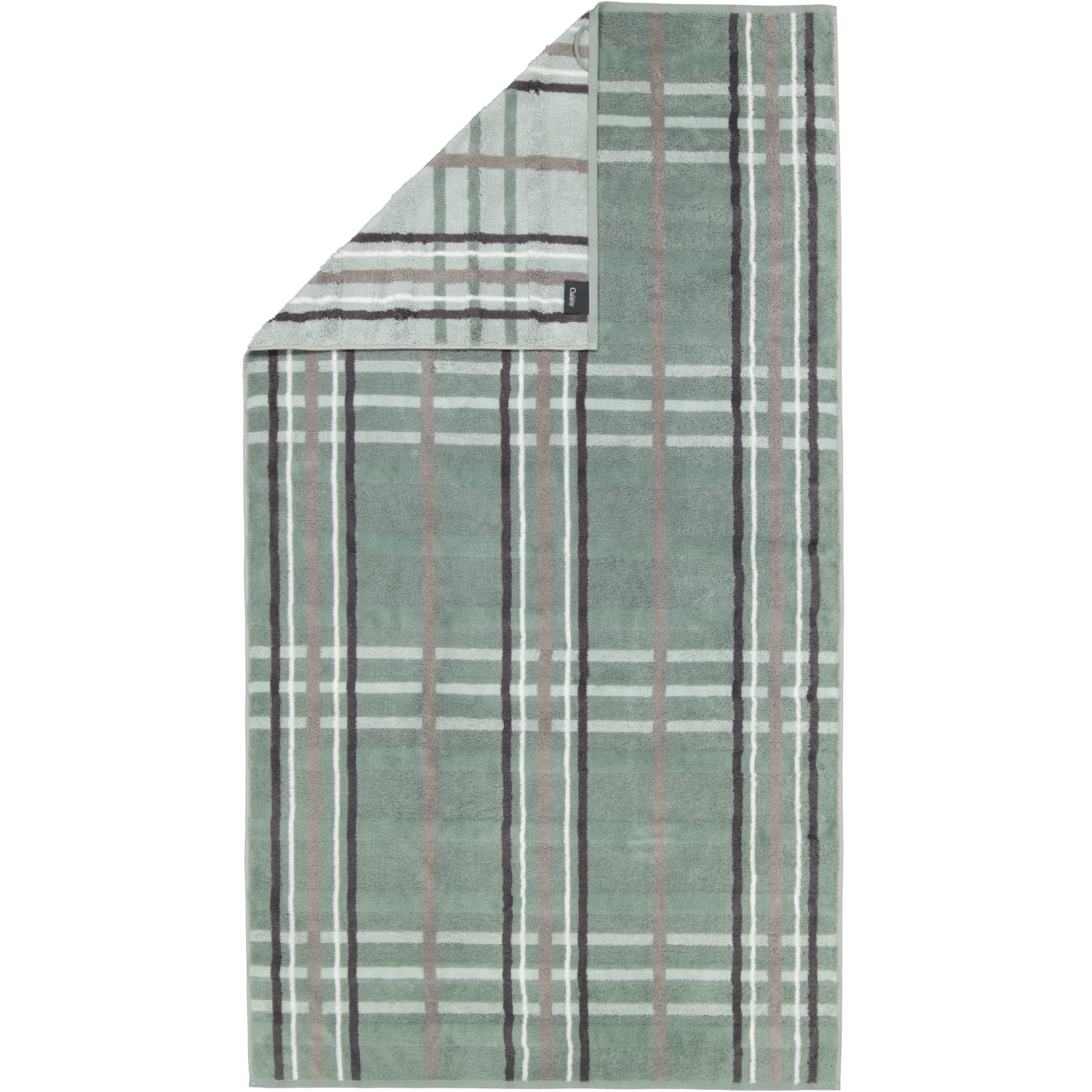 Cawö Handtücher Noblesse Check 1089 nordic green - 44 - Duschtuch 80x150 cm