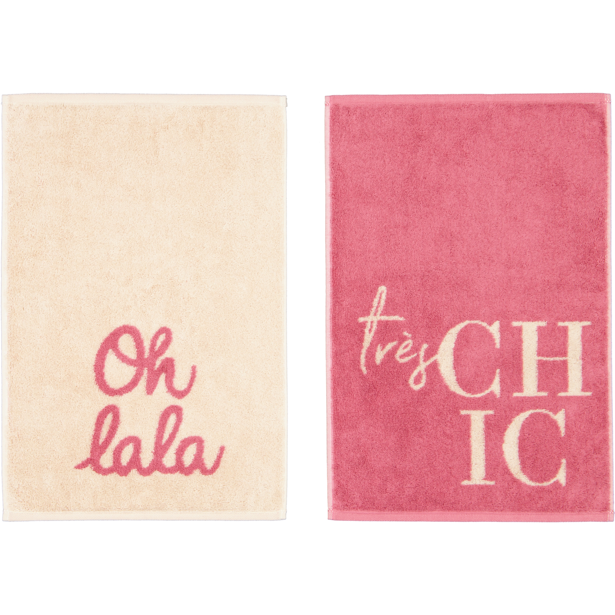 Cawö Gästetücher Postcard Towels Edition 100 très chic - 12 - Gästetuch 30x50 cm