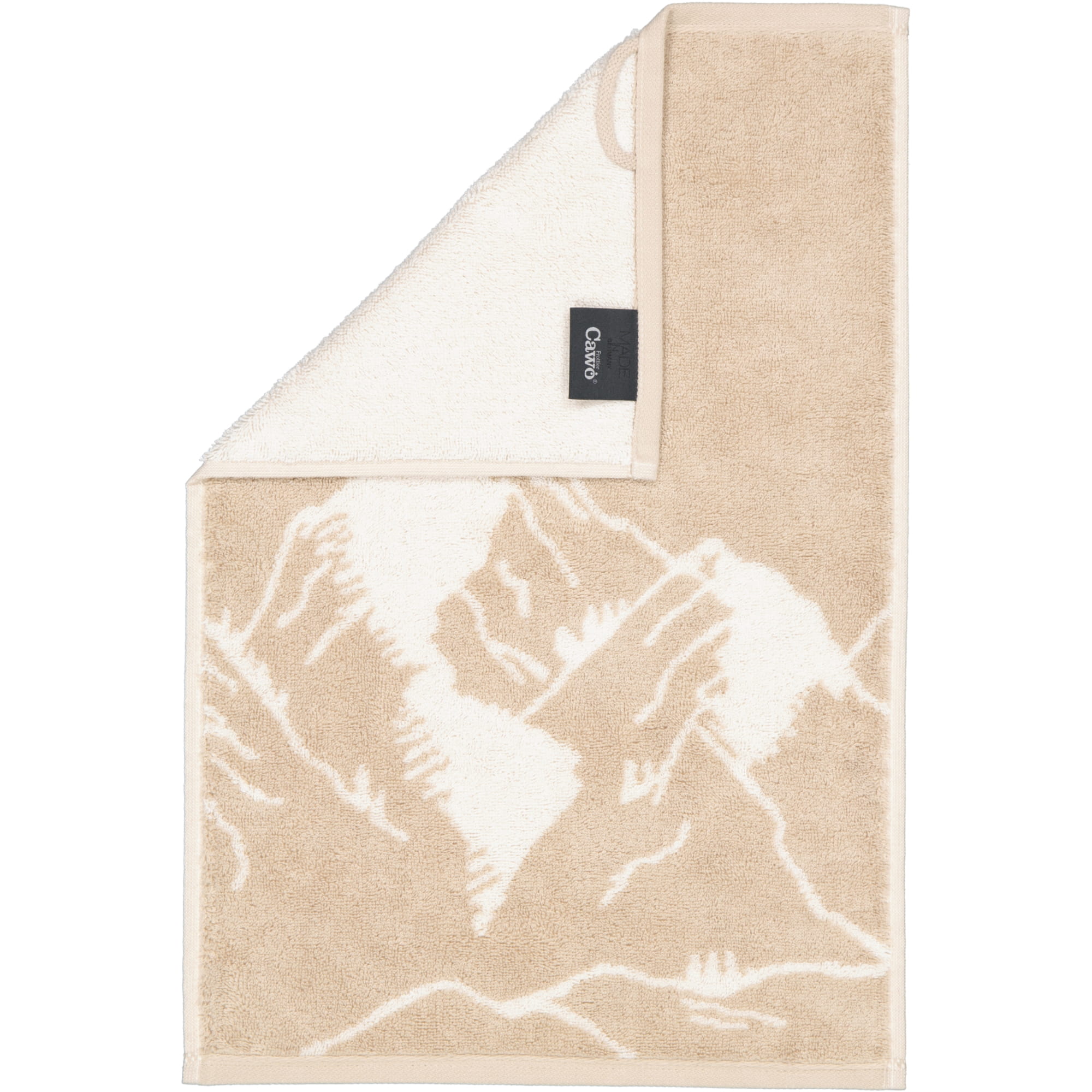 Cawö Handtücher Alpenchic Edition Berge 6269 natur - 33 - Gästetuch 30x50 cm