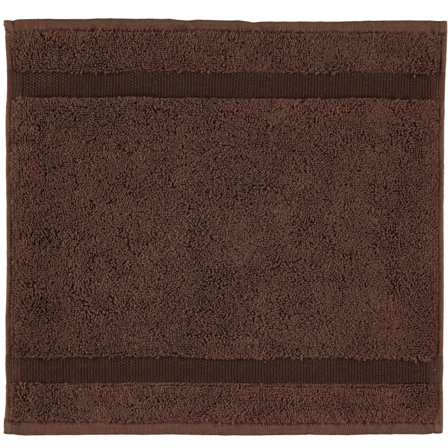 Rhomtuft - Handtücher Princess - Farbe: mocca - 406 - Seiflappen 30x30 cm