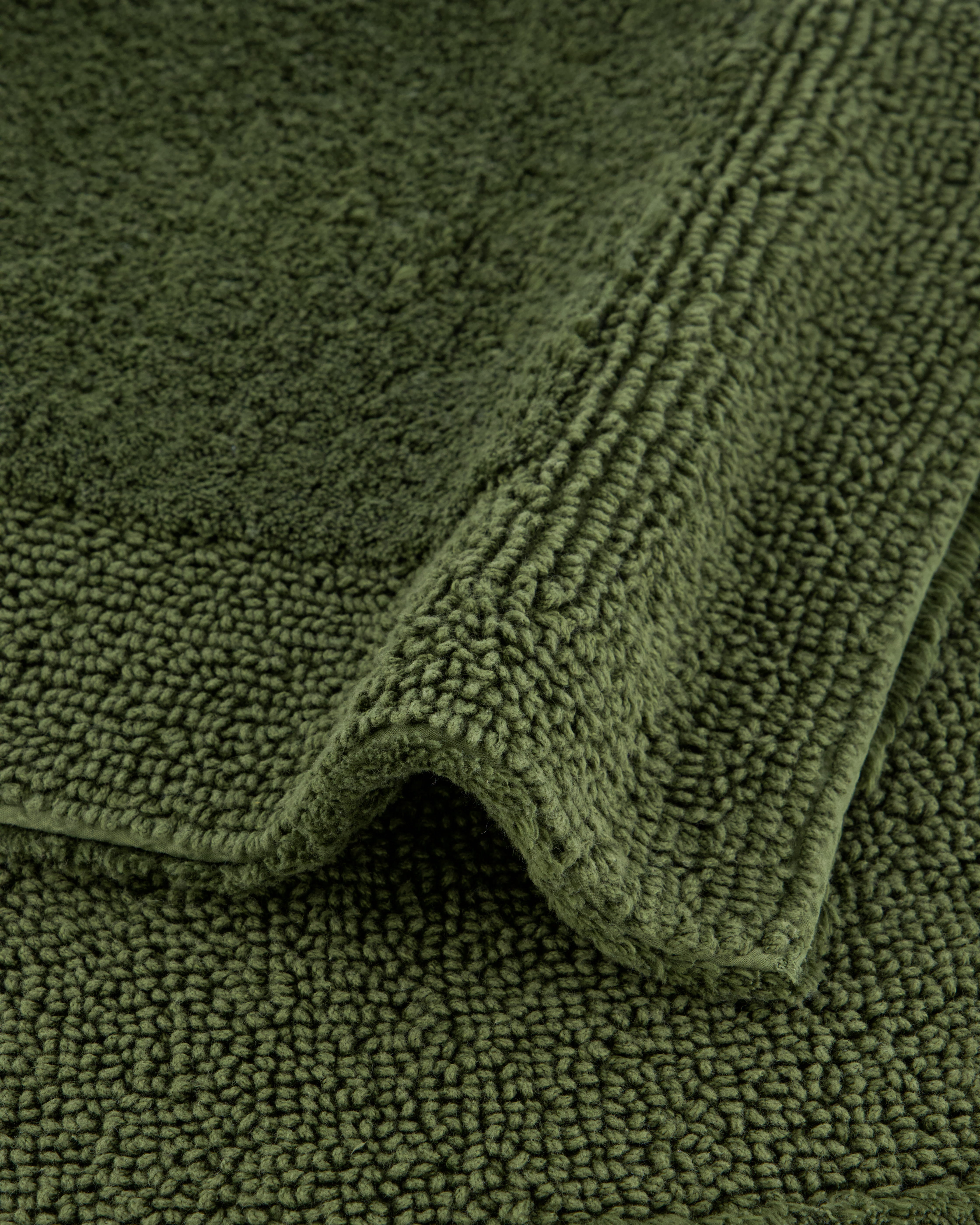 Möve Badteppiche Doubleface olive - 670 - 60x100 cm