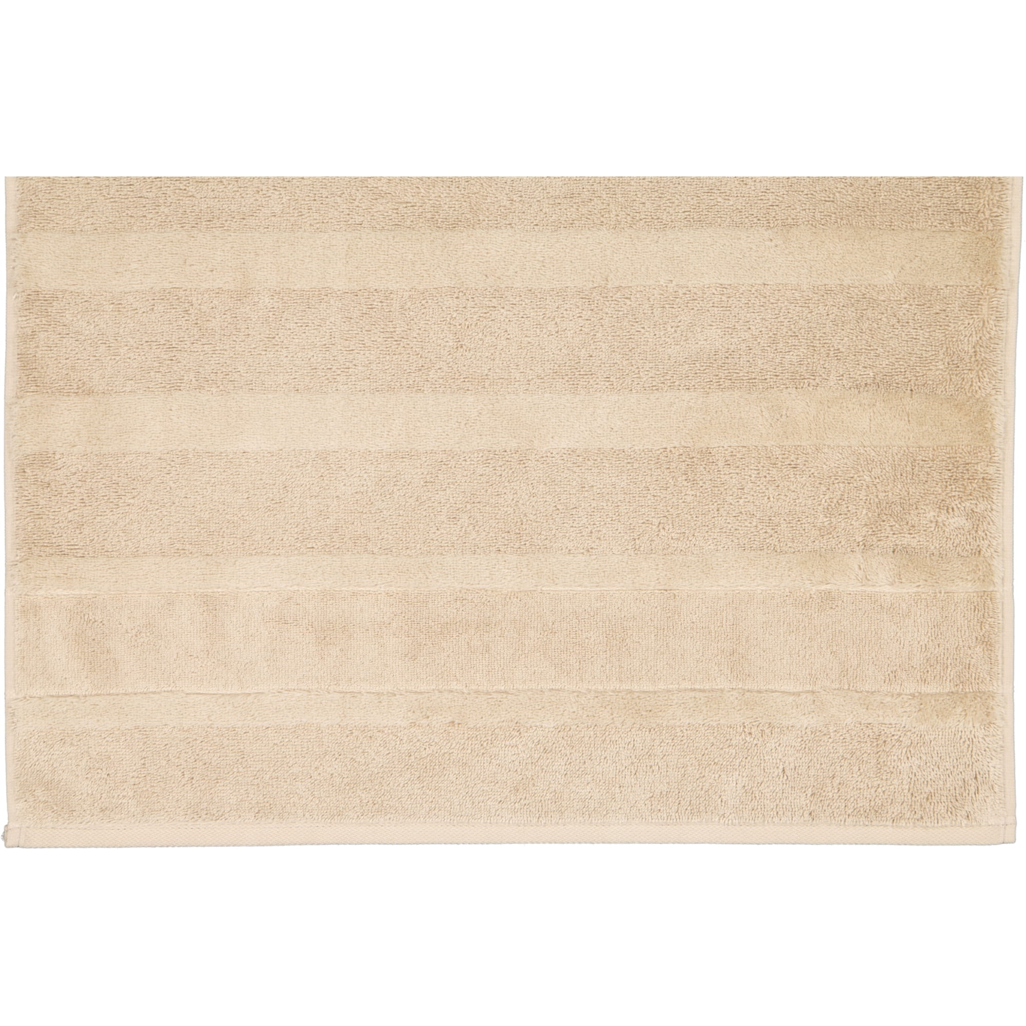 Cawö - Noblesse2 1002 - Farbe: 375 - sand - Seiflappen 30x30 cm