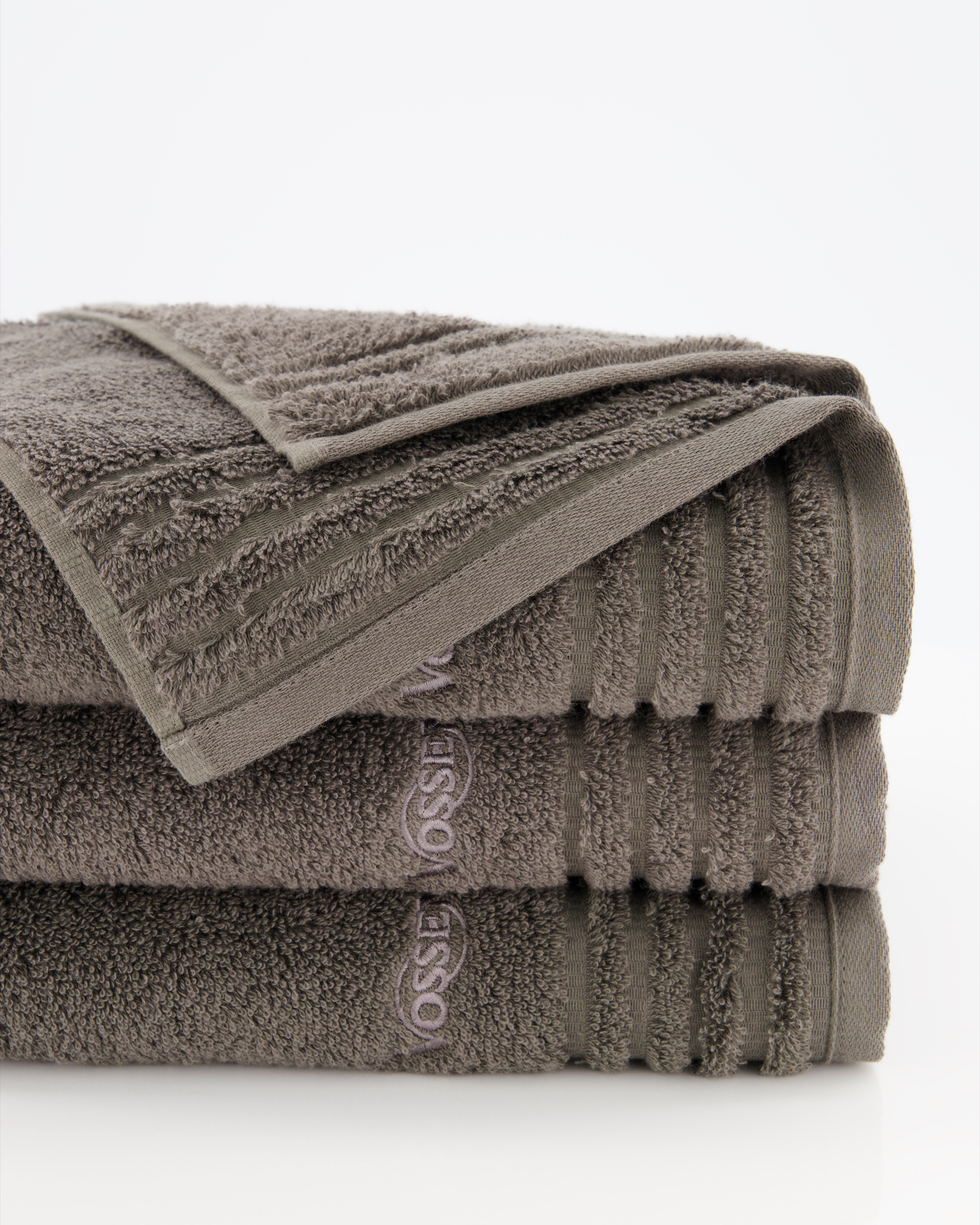 Vossen Handtücher Vienna Style Supersoft slate grey - 7420 - Waschhandschuh 16x22 cm