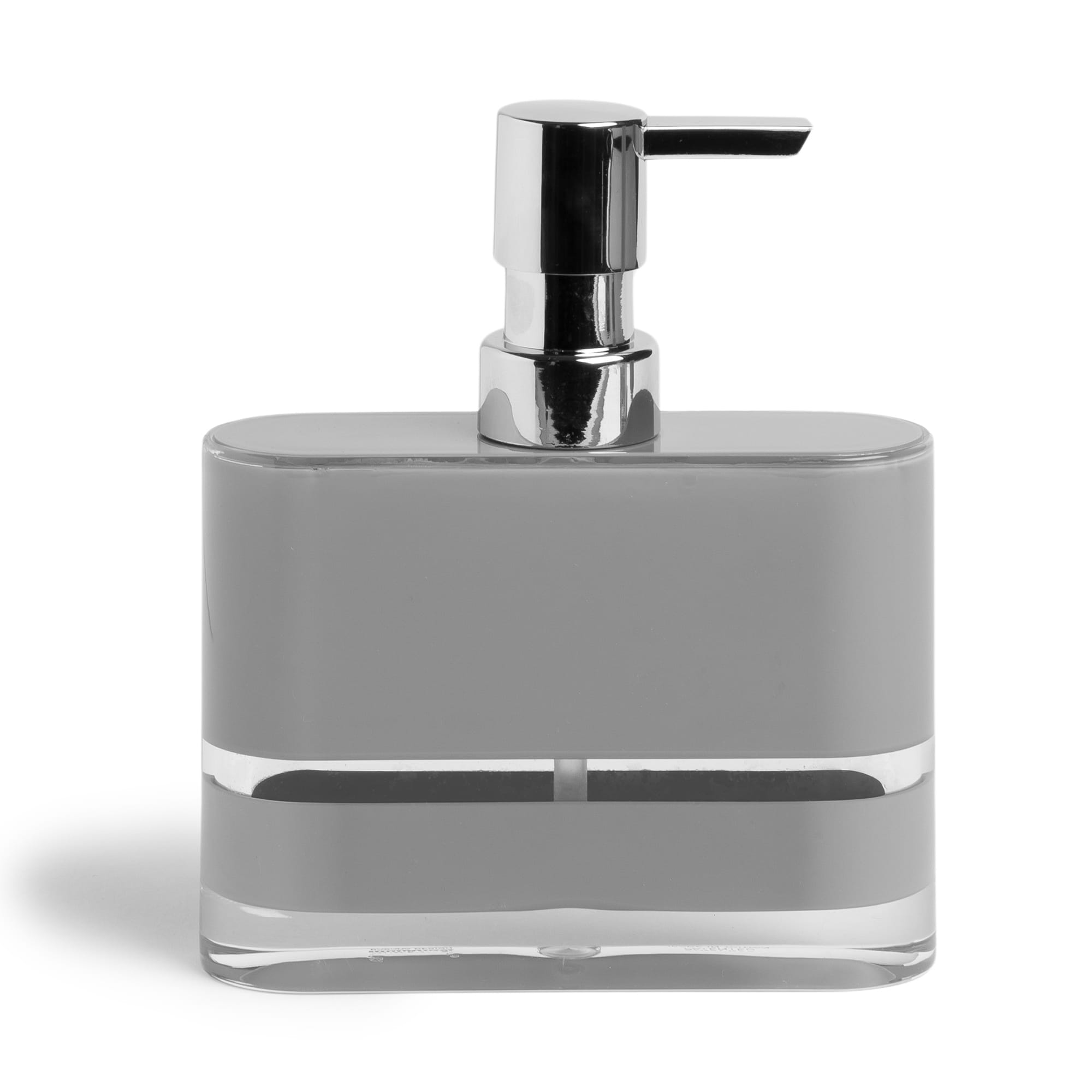Möve Seifenspender Line grey - 081 - 13 x 4 x 14 cm
