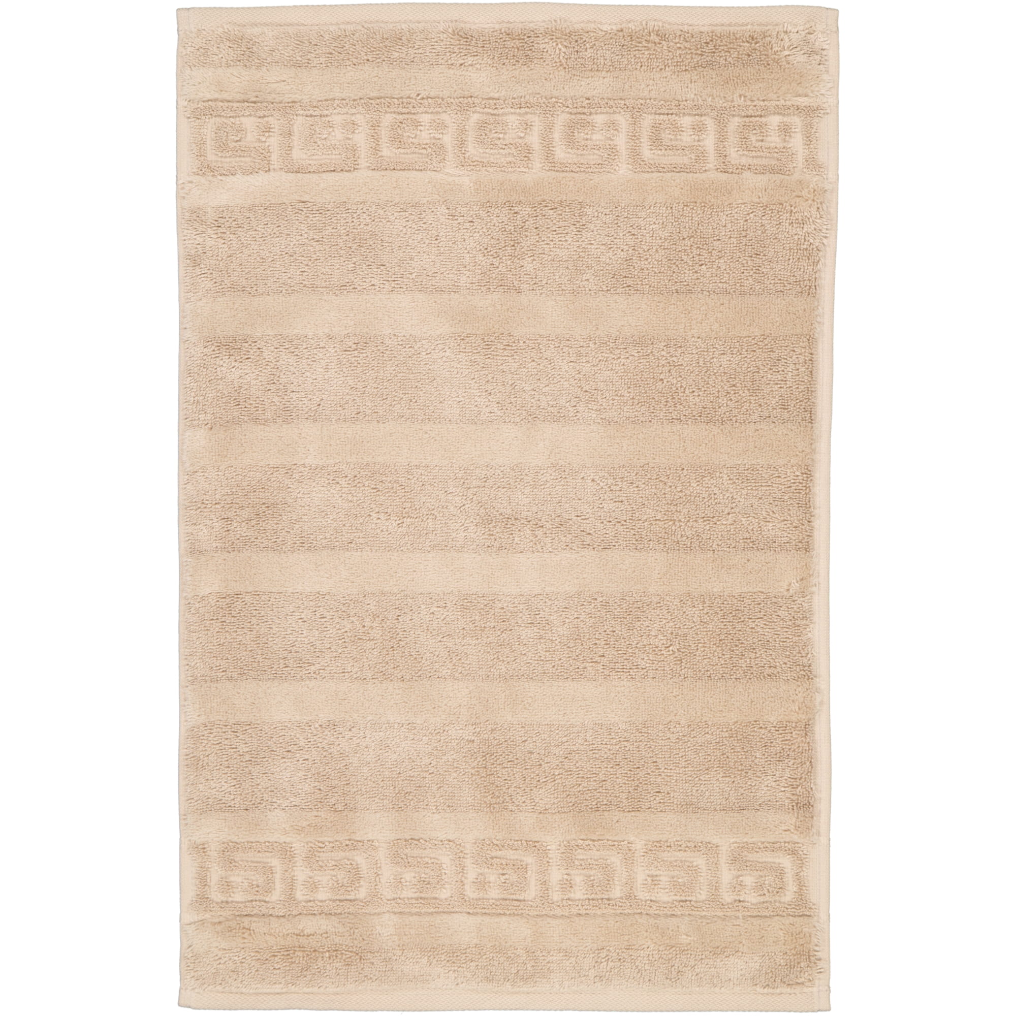 Cawö - Noblesse Uni 1001 - Farbe: 375 - sand - Gästetuch 30x50 cm