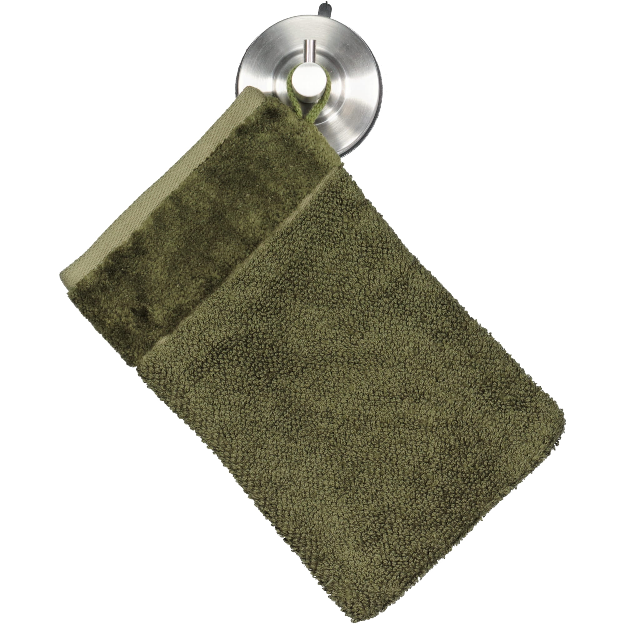 Möve Handtücher Bamboo luxe olive - 670 - Waschhandschuh 15x20 cm