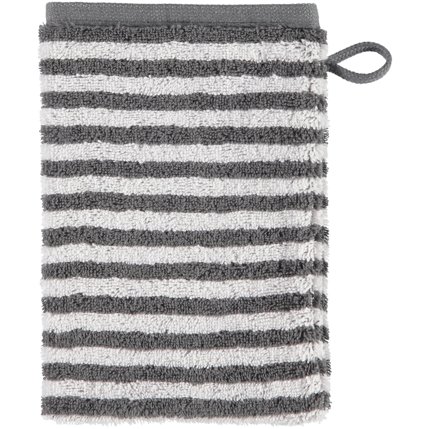 Cawö Handtücher Club 6300 basalt - 77 - Waschhandschuh 16x22 cm