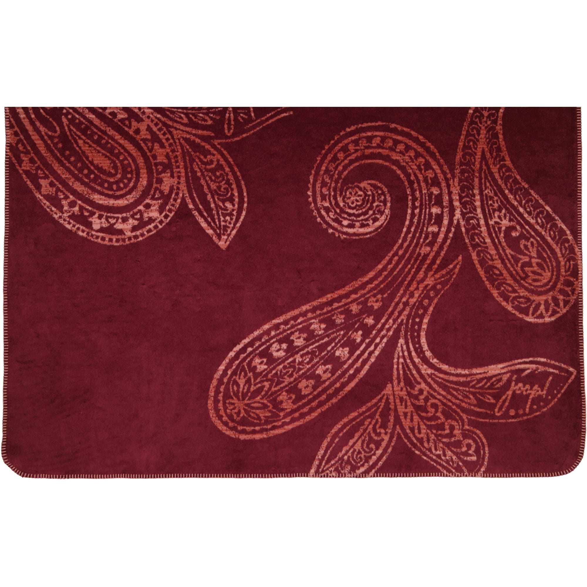 JOOP! Wohndecken Paisley Rouge - 150x200 cm