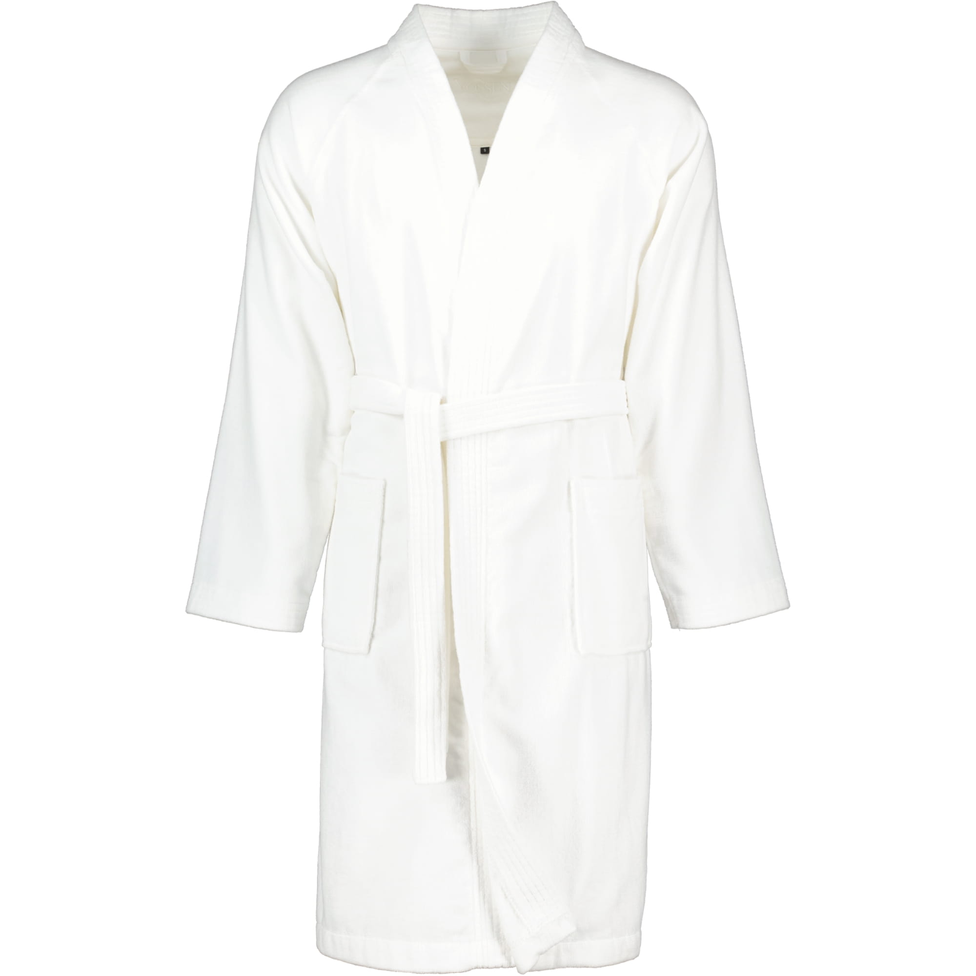 Vossen Bademäntel unisex Kimono Dallas weiß - 0300 - L