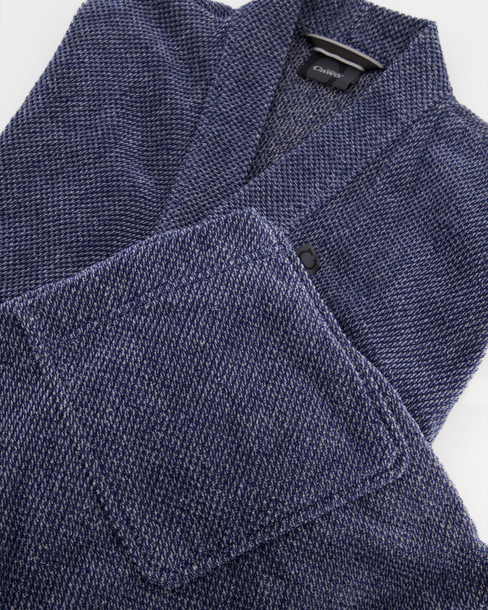 Cawö Home Herren Bademantel Kimono 5507 - Farbe: denim - 17