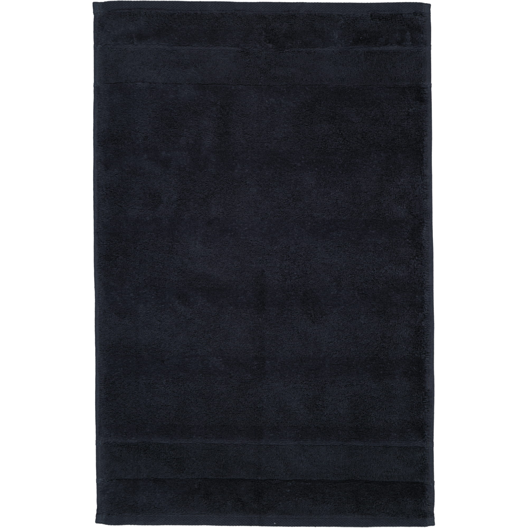 Cawö Handtücher Noblesse2 Uni 1002 schwarz - 906 - Gästetuch 30x50 cm