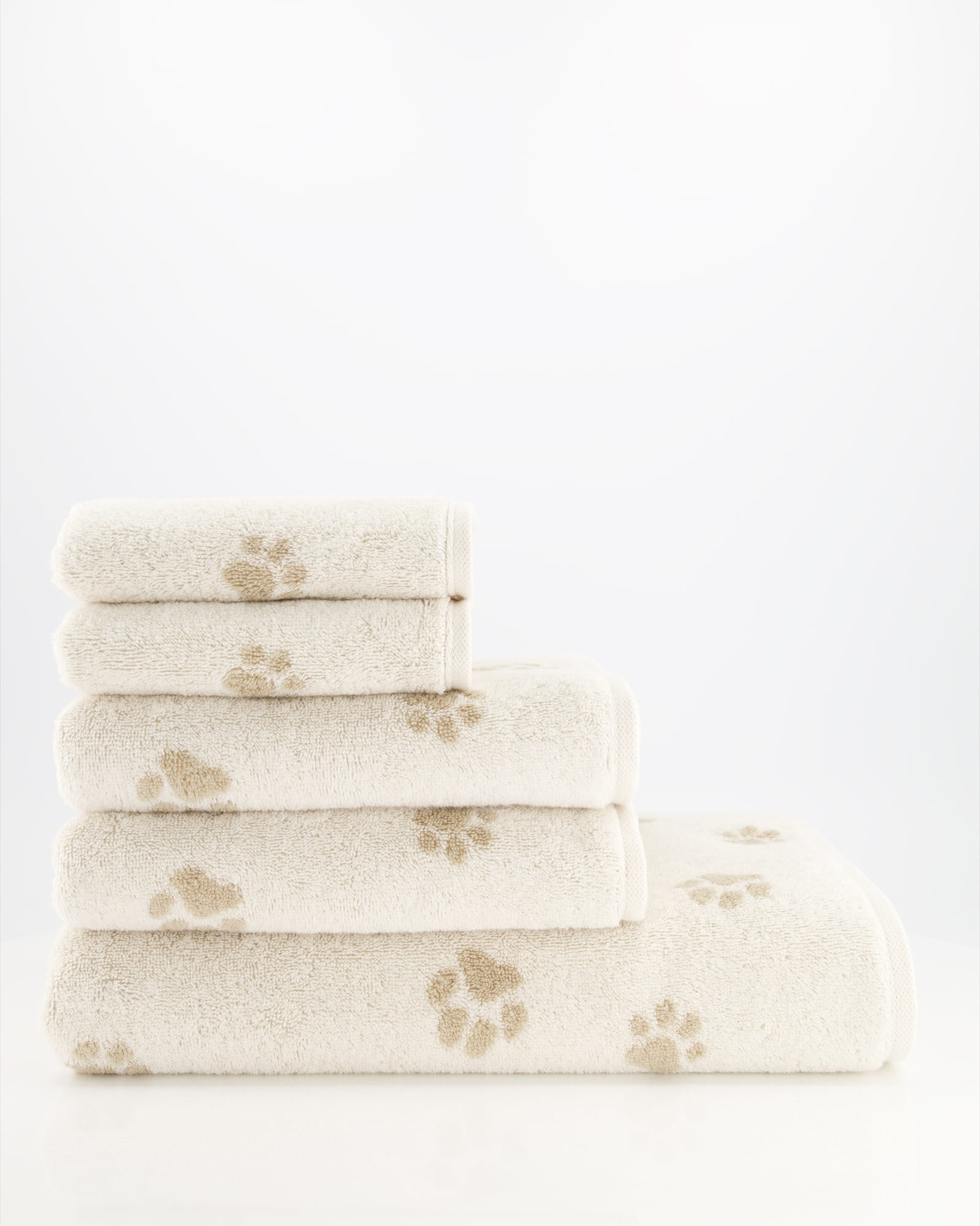 Cawö Handtücher WE LOVE DOGS Paws 6247 Natur-Beige - 33