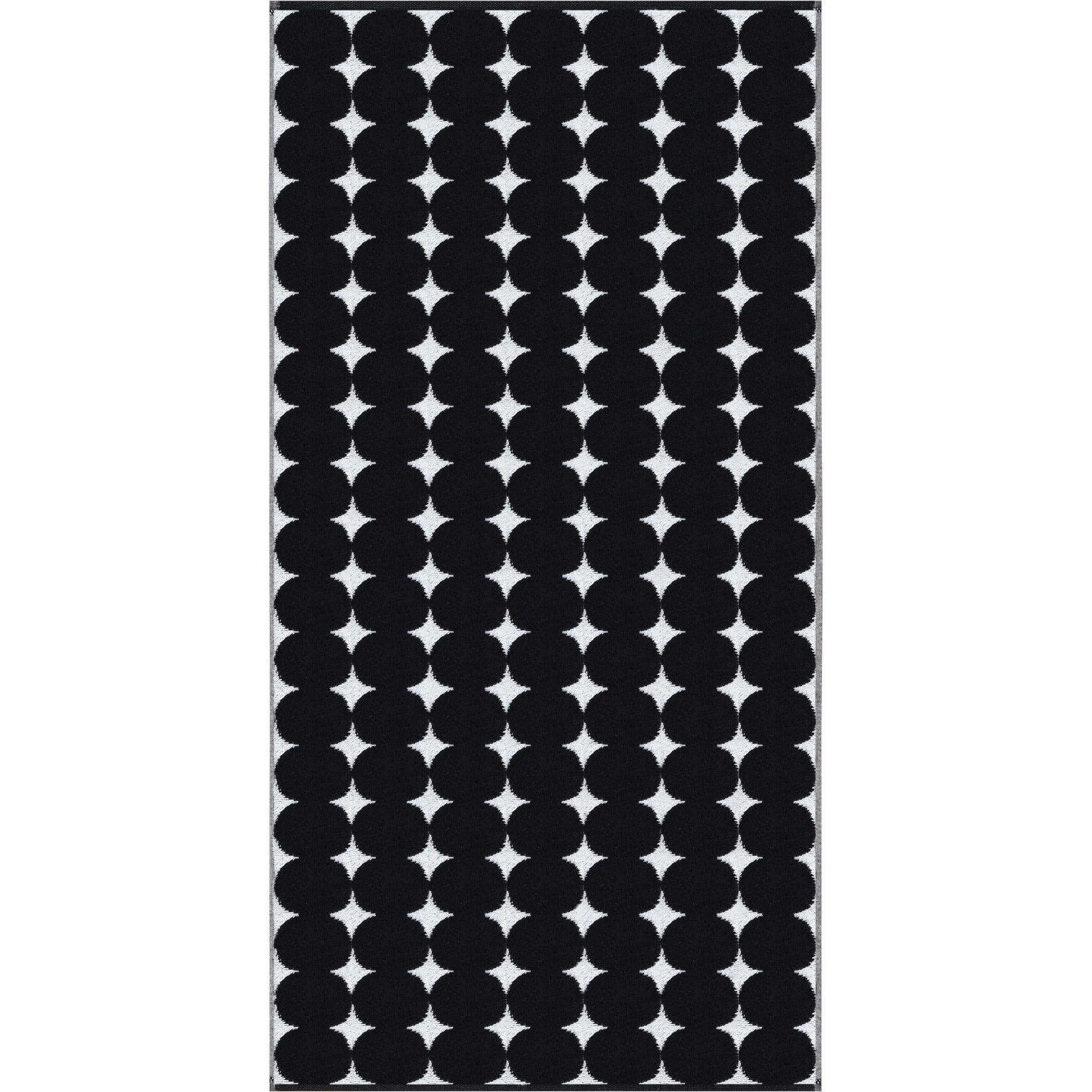 Cawö Handtücher Black&White Bubbles 6279 schwarz/weiß - 96 - Handtuch 50x100 cm