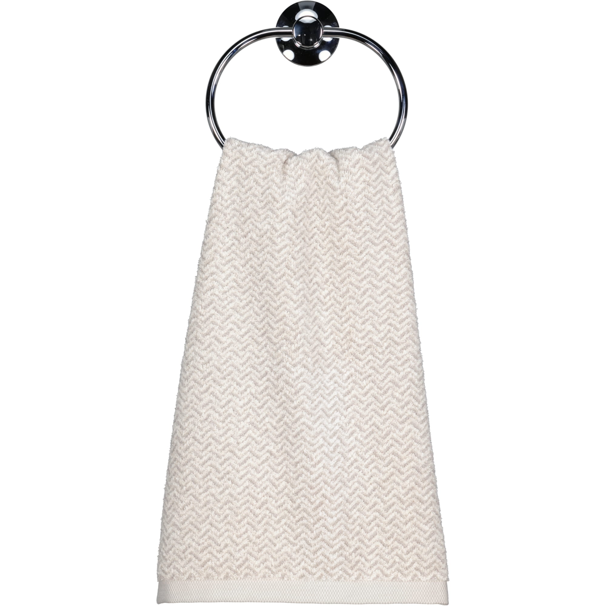 Möve - Brooklyn Fischgrat - Farbe:  nature/cashmere - 071 (1-0567/8970) - Handtuch 50x100 cm