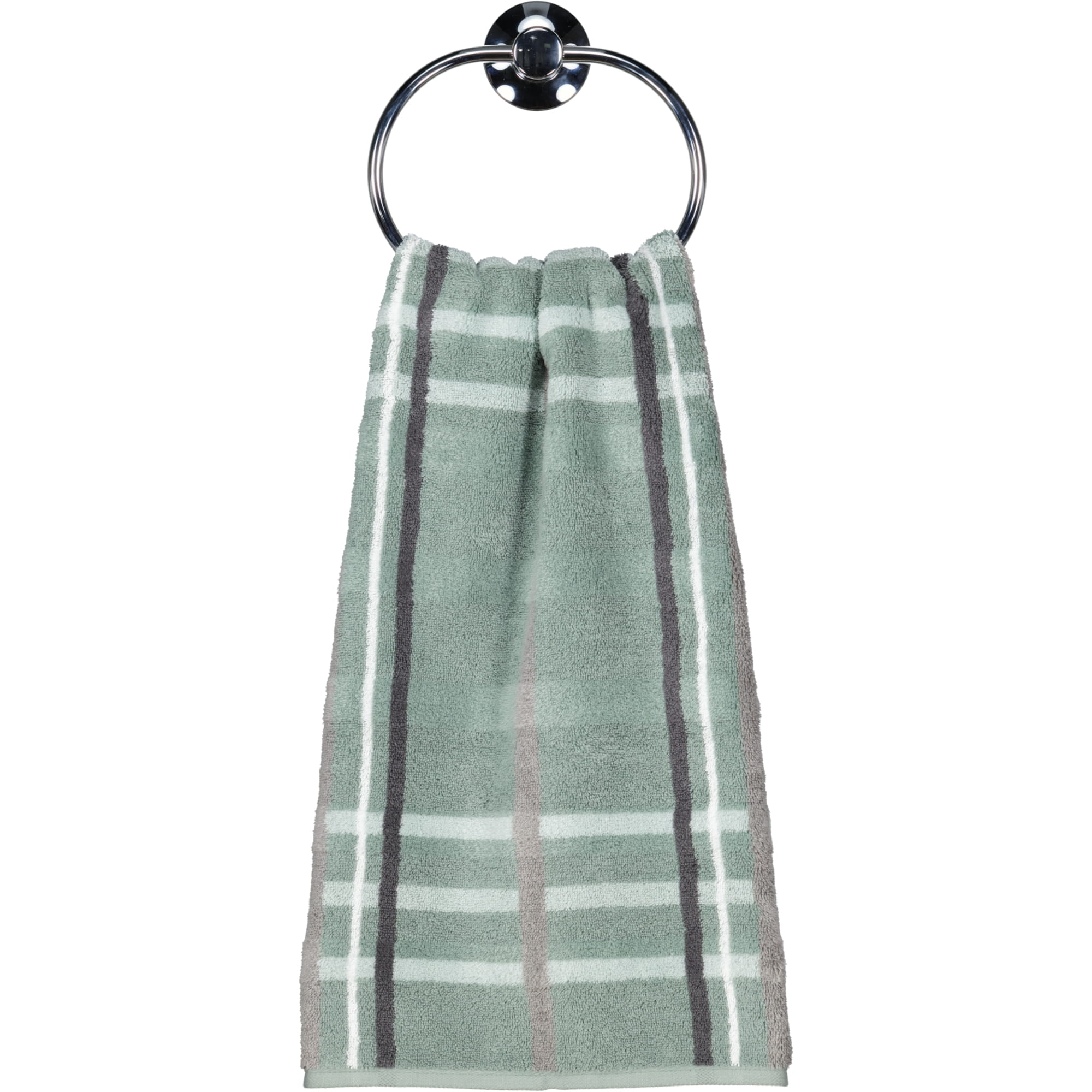 Cawö Handtücher Noblesse Check 1089 nordic green - 44 - Handtuch 50x100 cm