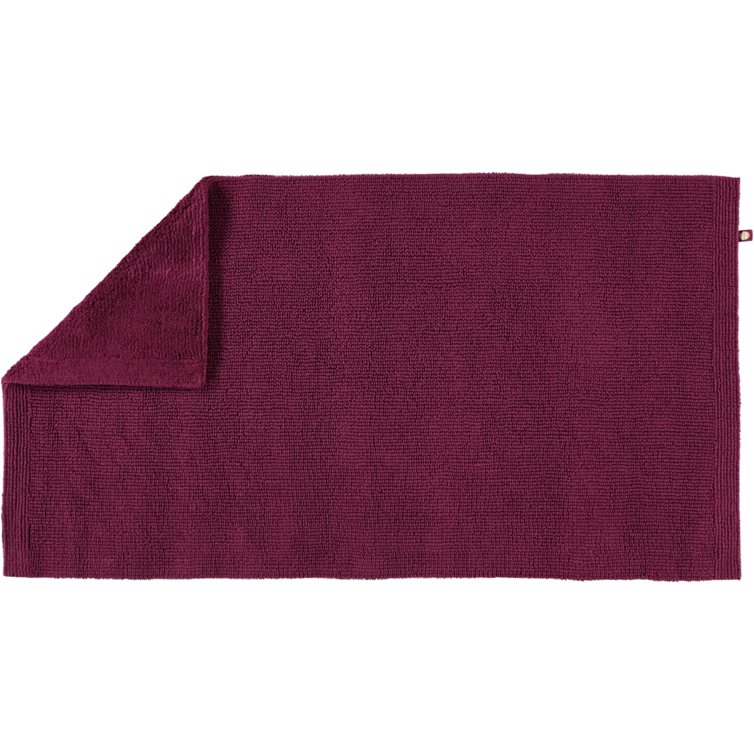 Rhomtuft - Badteppich Pur - Farbe: berry - 237 - 70x130 cm