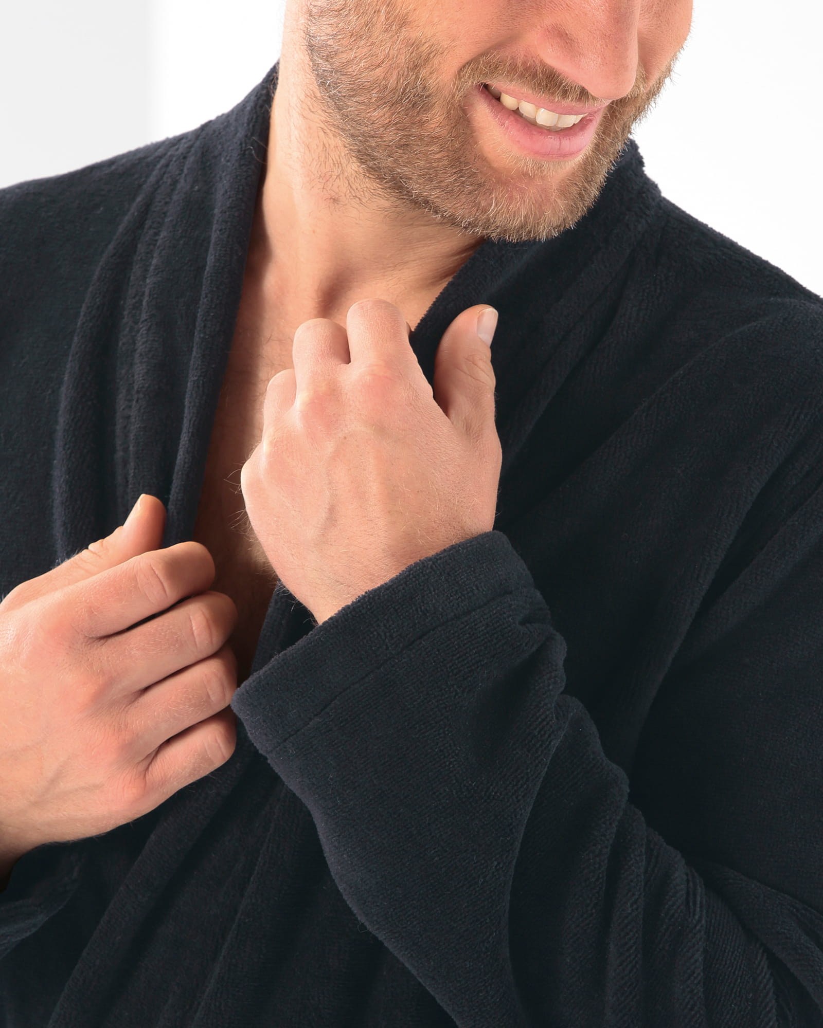 Cawö Home - Herren Bademantel Kimono 823 - Farbe: lava - 97