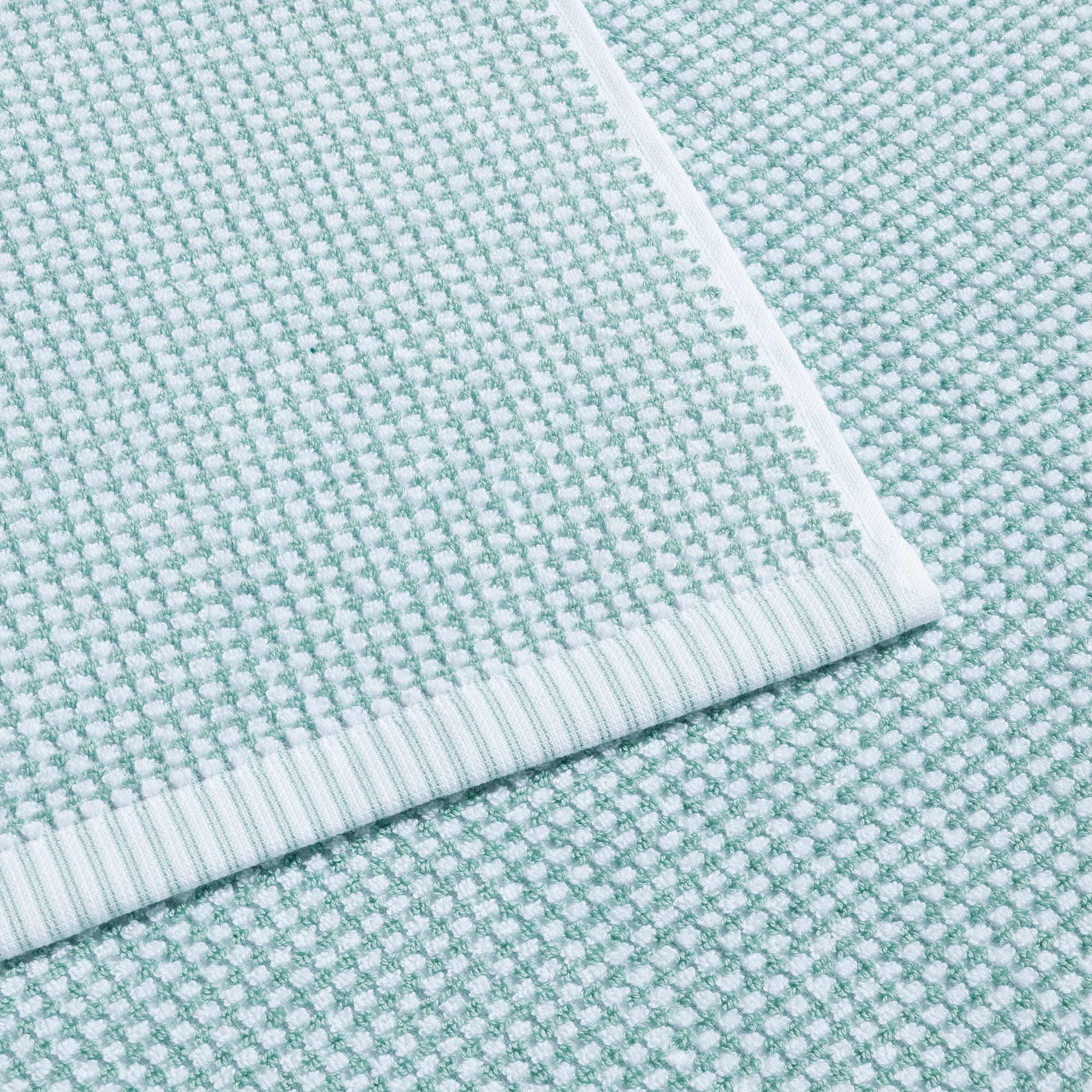 Möve Saunatücher Bliss snow/reed green - 061 - 80x200 cm