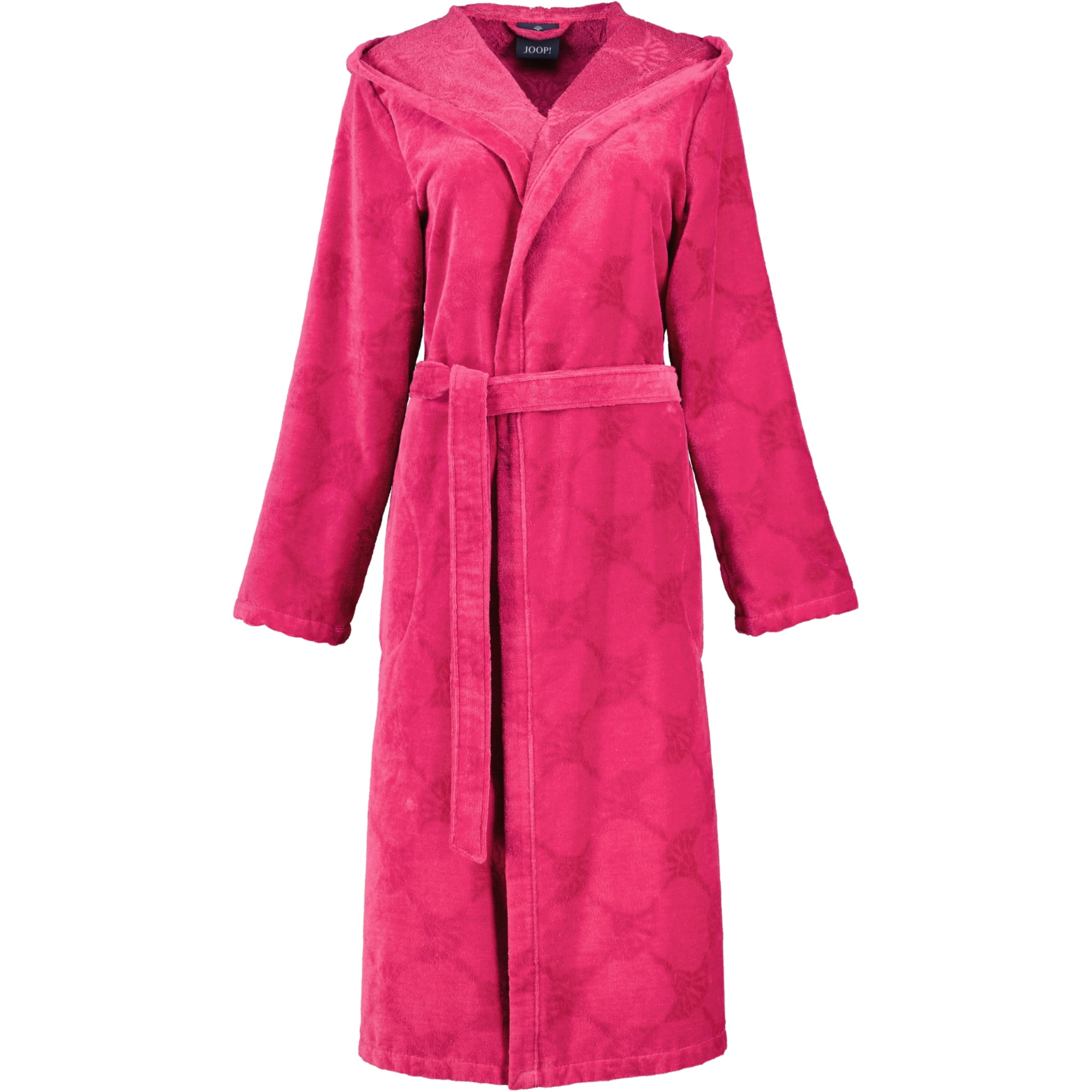 JOOP Damen Bademantel Kapuze - 1652 - Farbe: Beere - 218