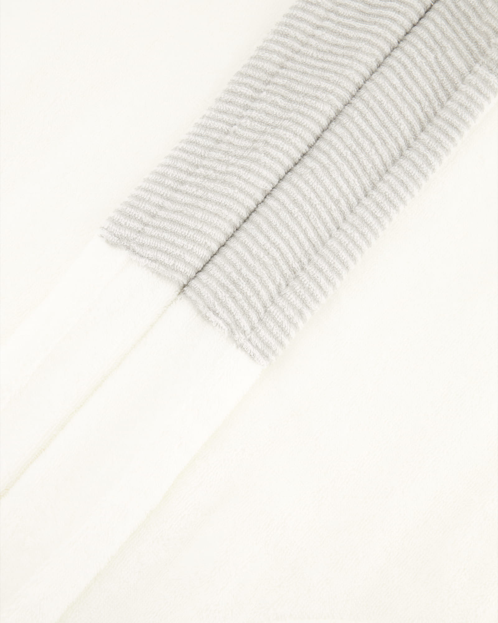 Cawö Damen Bademantel Kapuze 4345 - Farbe: weiß-silber - 607