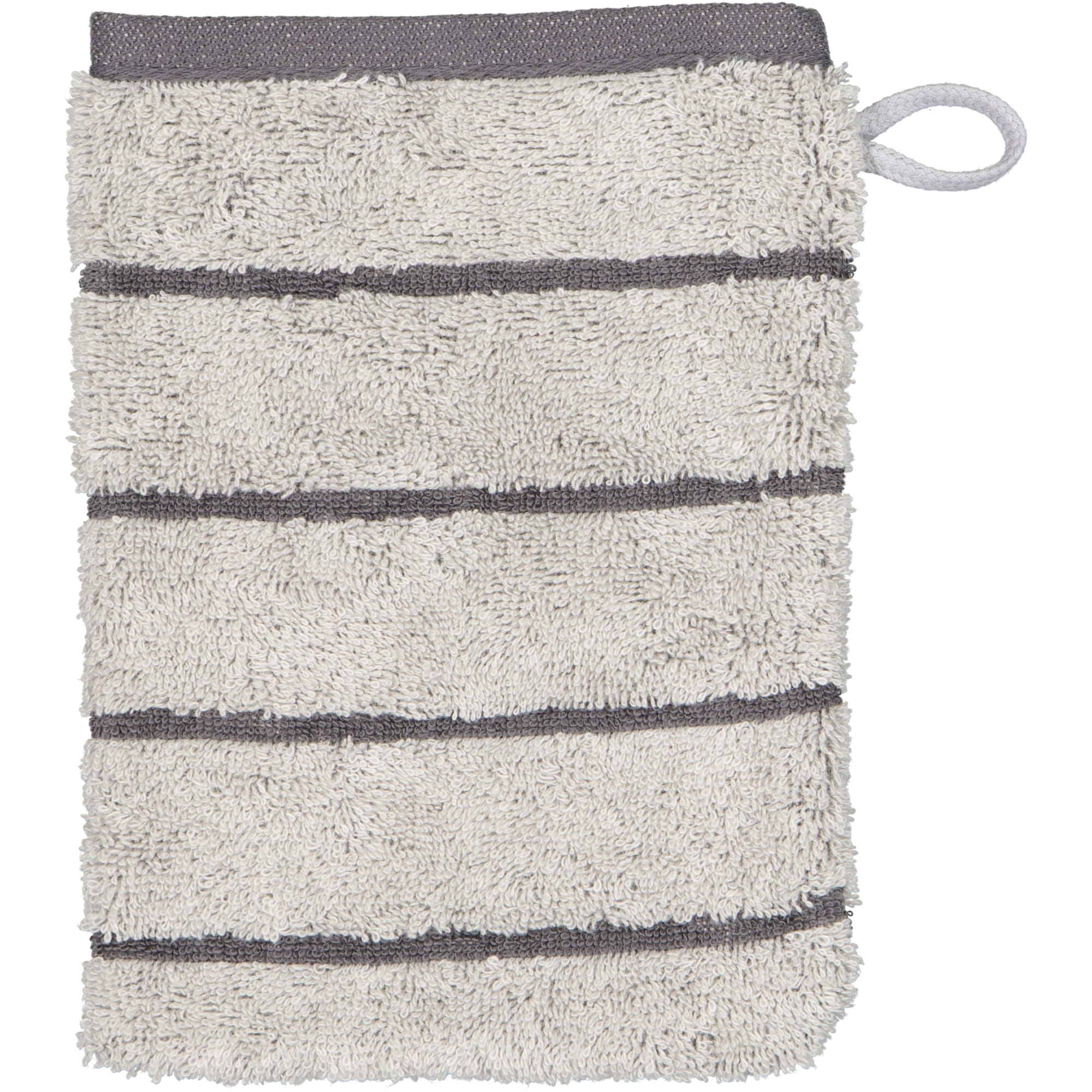 Cawö Handtücher Balance Doubleface 6232 platin - 77 - Waschhandschuh 16x22 cm