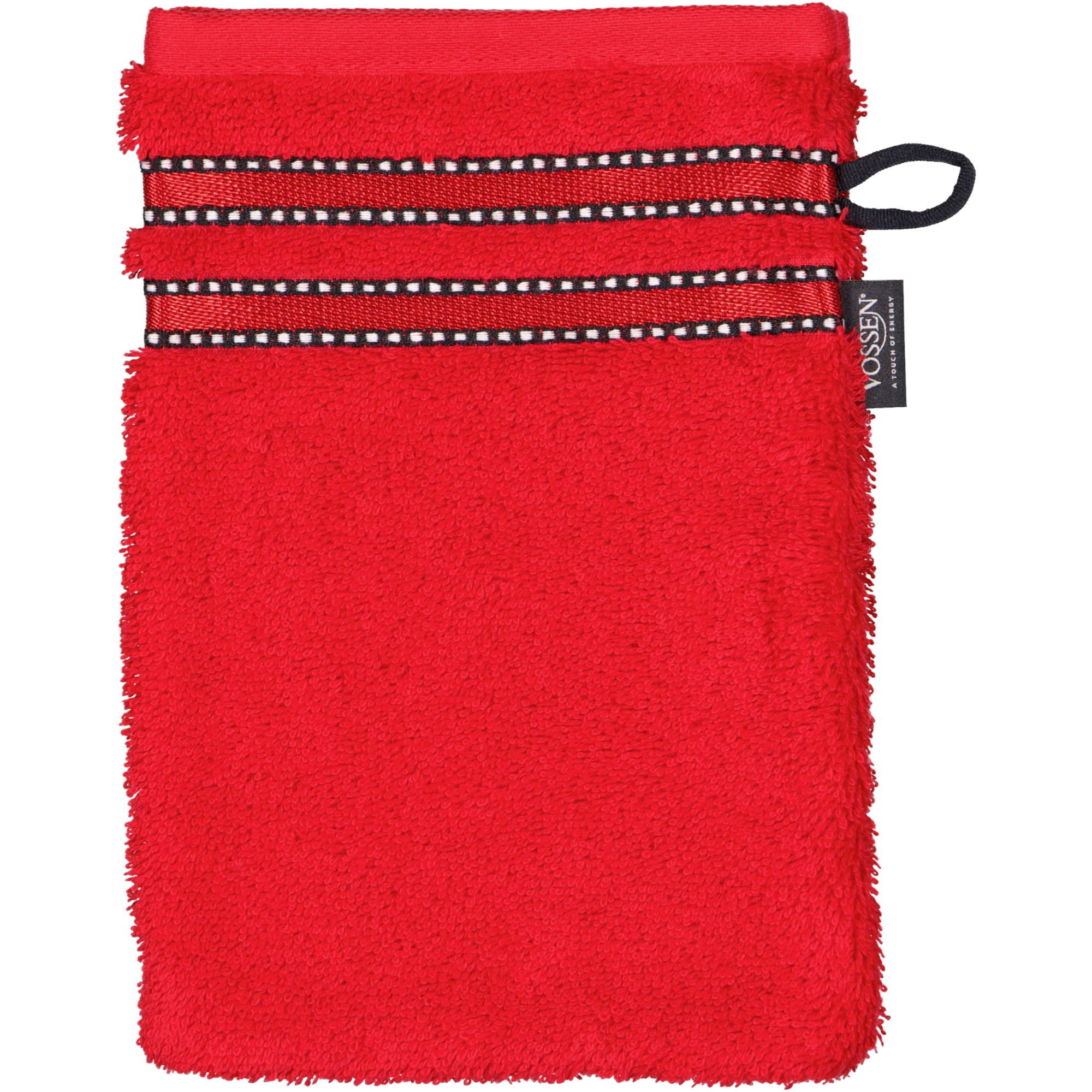 Vossen Cult de Luxe - Farbe: purpur - 3705 - Waschhandschuh 16x22 cm