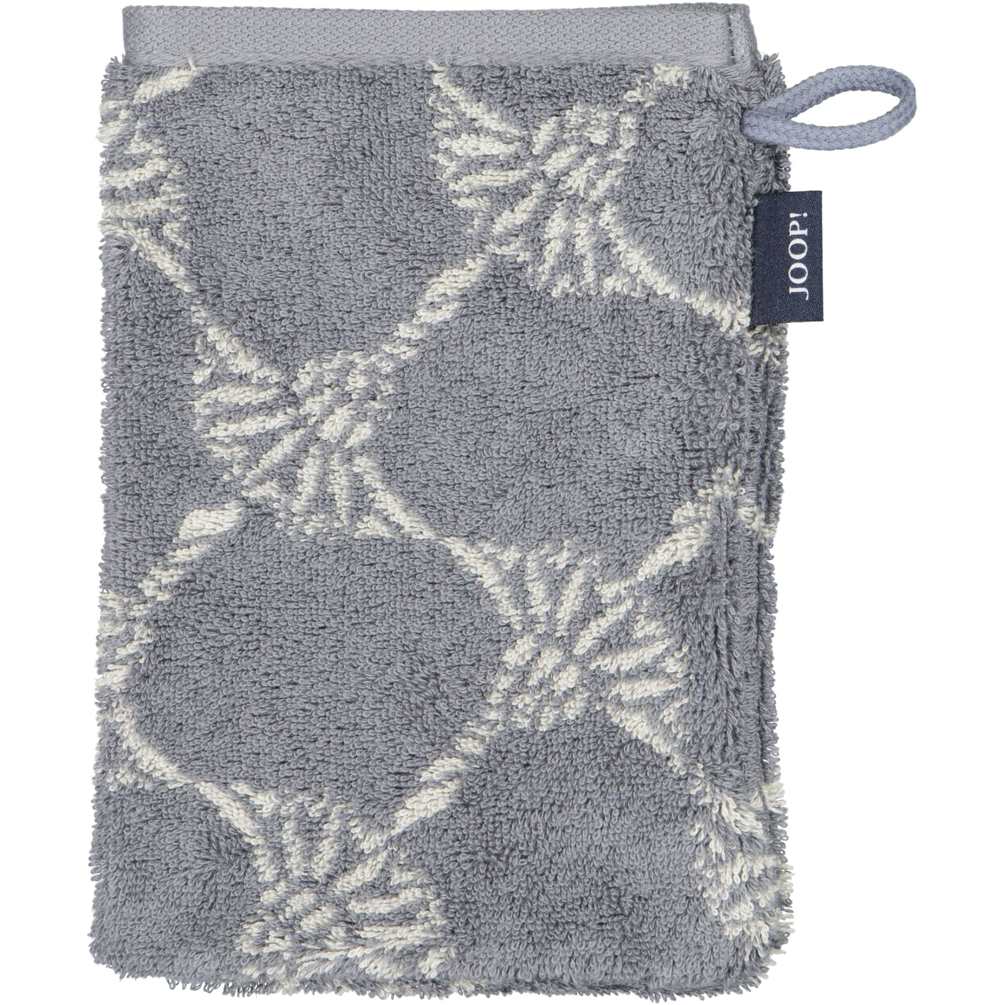 JOOP! Cornflower 1611 - Farbe:  Anthrazit - 77 - Waschhandschuh 16x22 cm