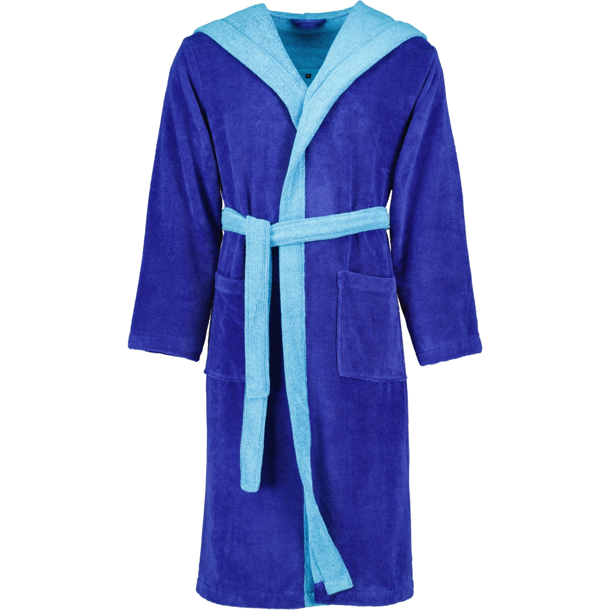 Vossen Bademäntel unisex Kapuze Poppy reflex blue/ice blue - 0035 - XL