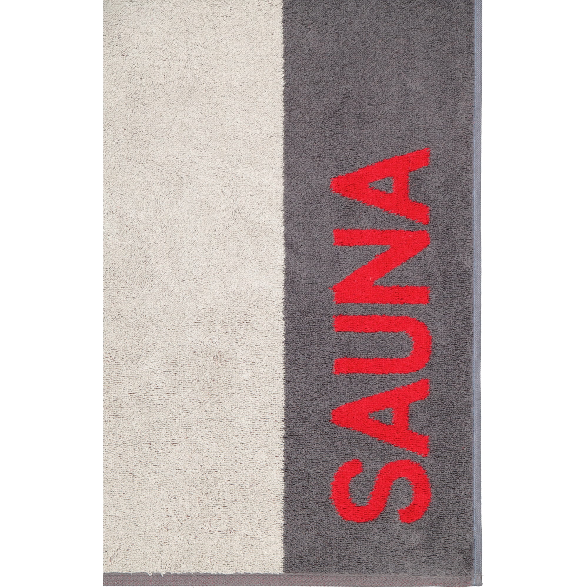 Cawö - Saunatuch 599 - 80x200 cm - Farbe: anthrazit/rot - 72