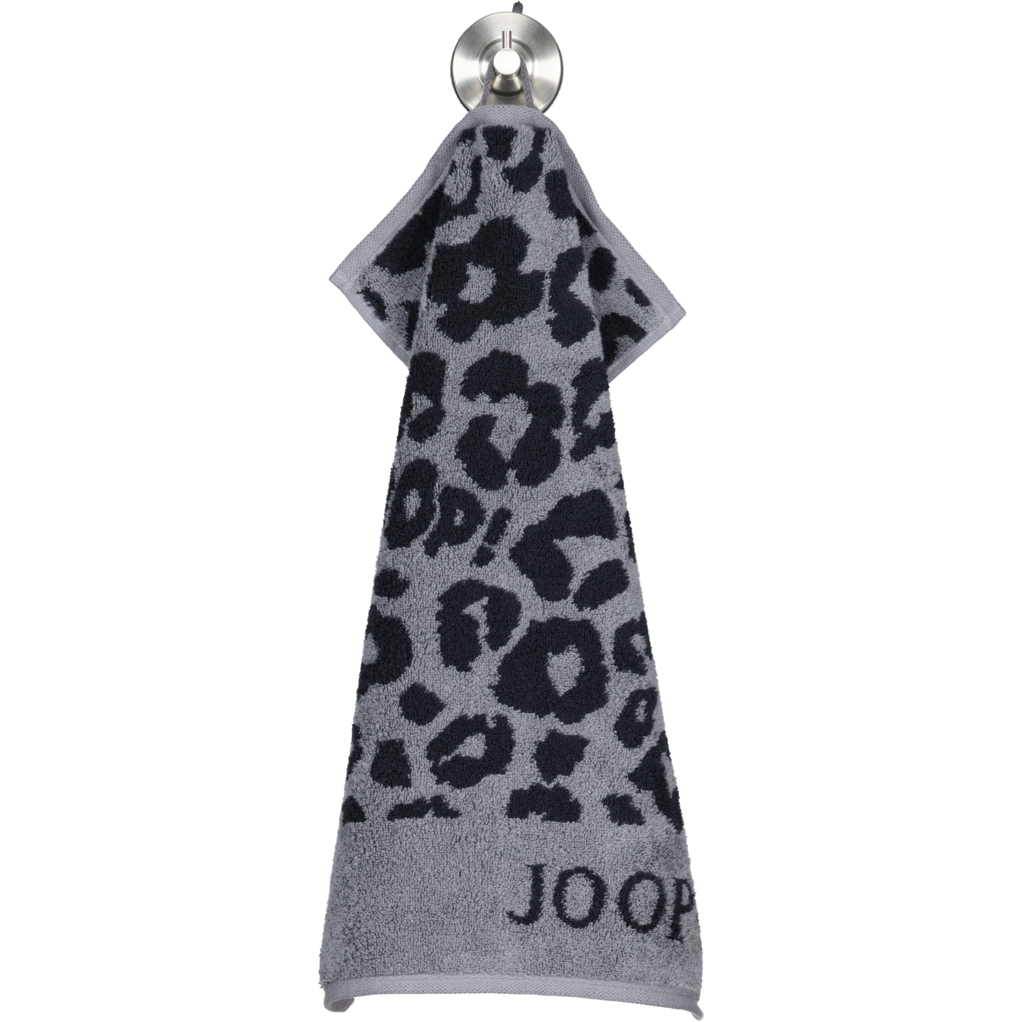 JOOP! Handtücher Leo Allover 1707 graphit - 90 - Gästetuch 30x50 cm