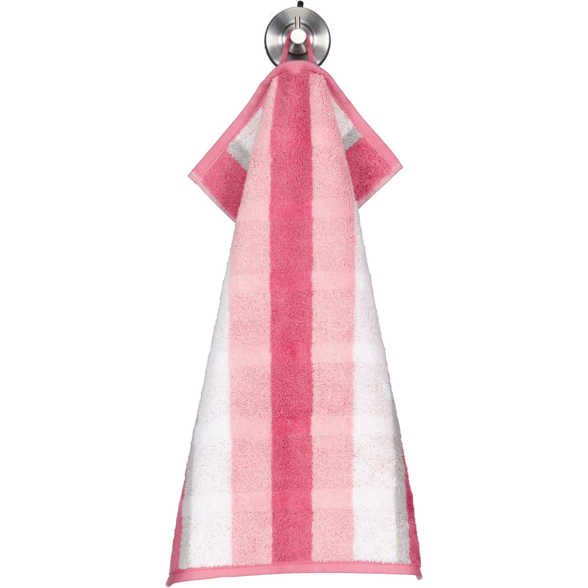 Cawö Handtücher Noblesse Stripe 1087 altrosa - 22 - Gästetuch 30x50 cm