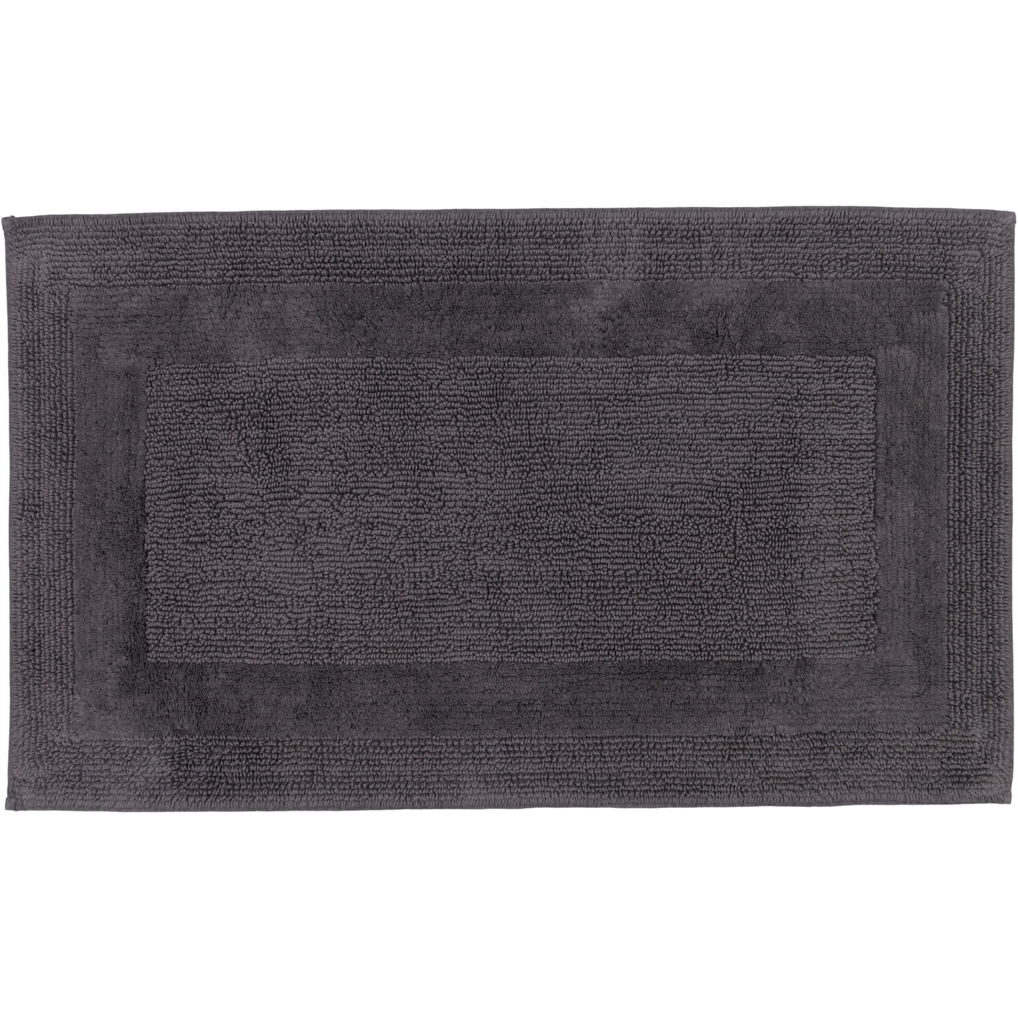 Cawö Home Badteppiche Luxus Badteppich 1000 basalt - 740 - 60x100 cm