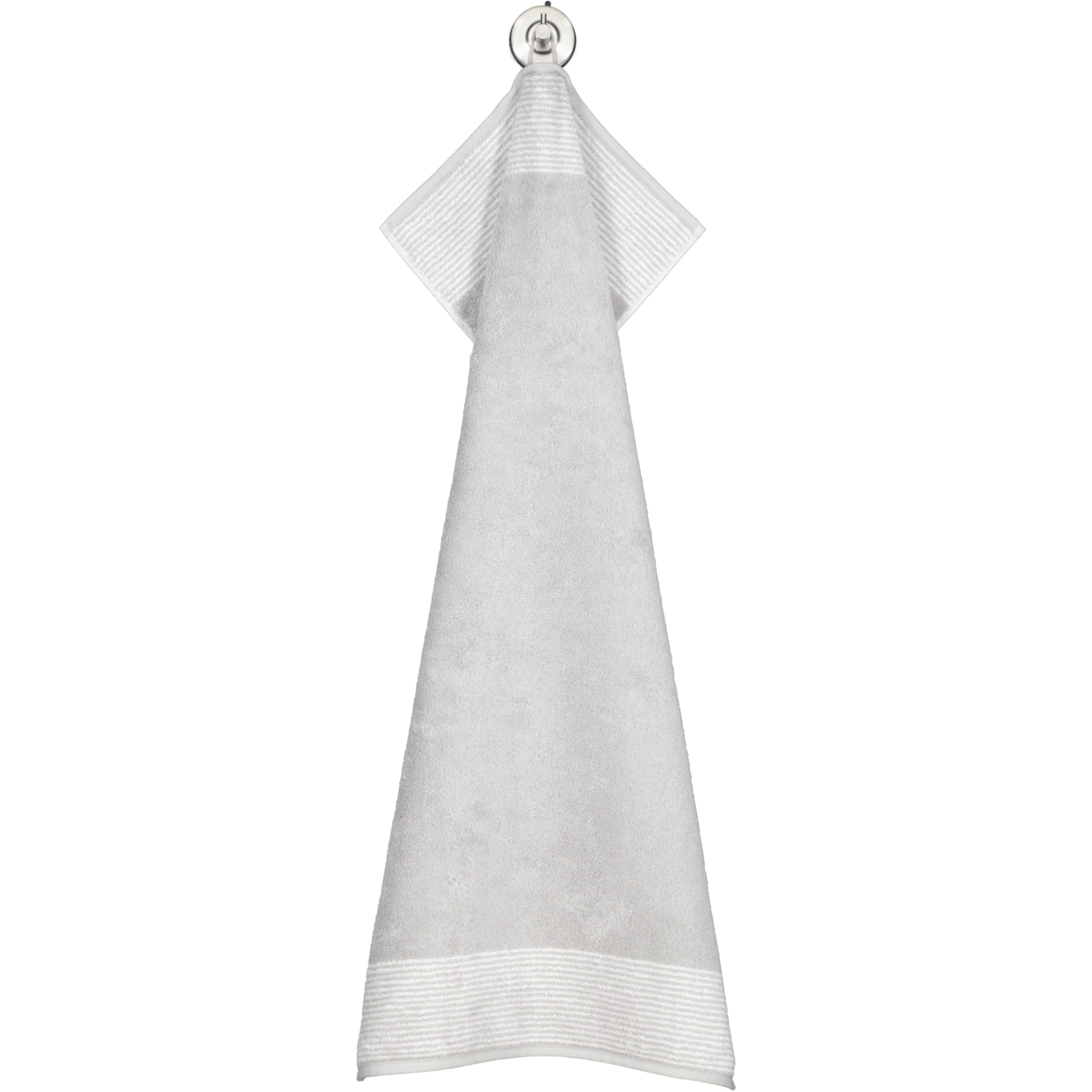 Cawö - Luxury Home Two-Tone 590 - Farbe: platin - 76 - Handtuch 50x100 cm