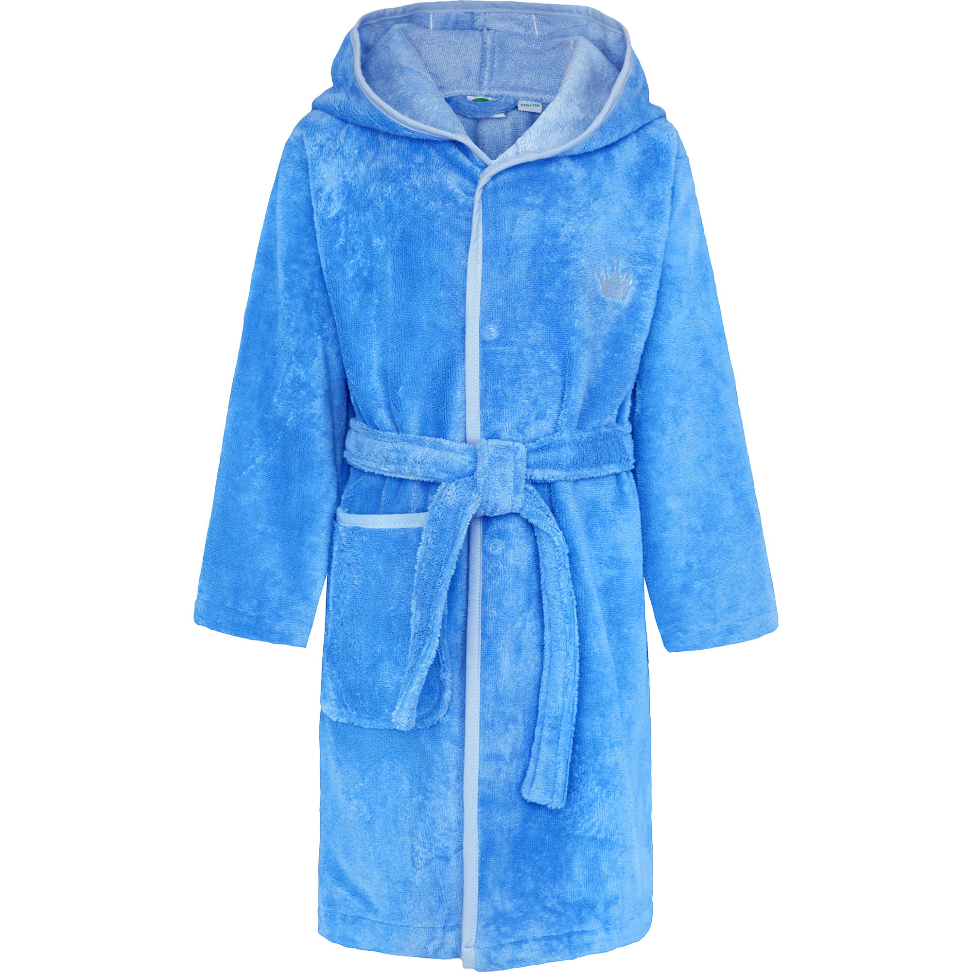 Smithy Bademäntel Kinder Schmuseflausch blau