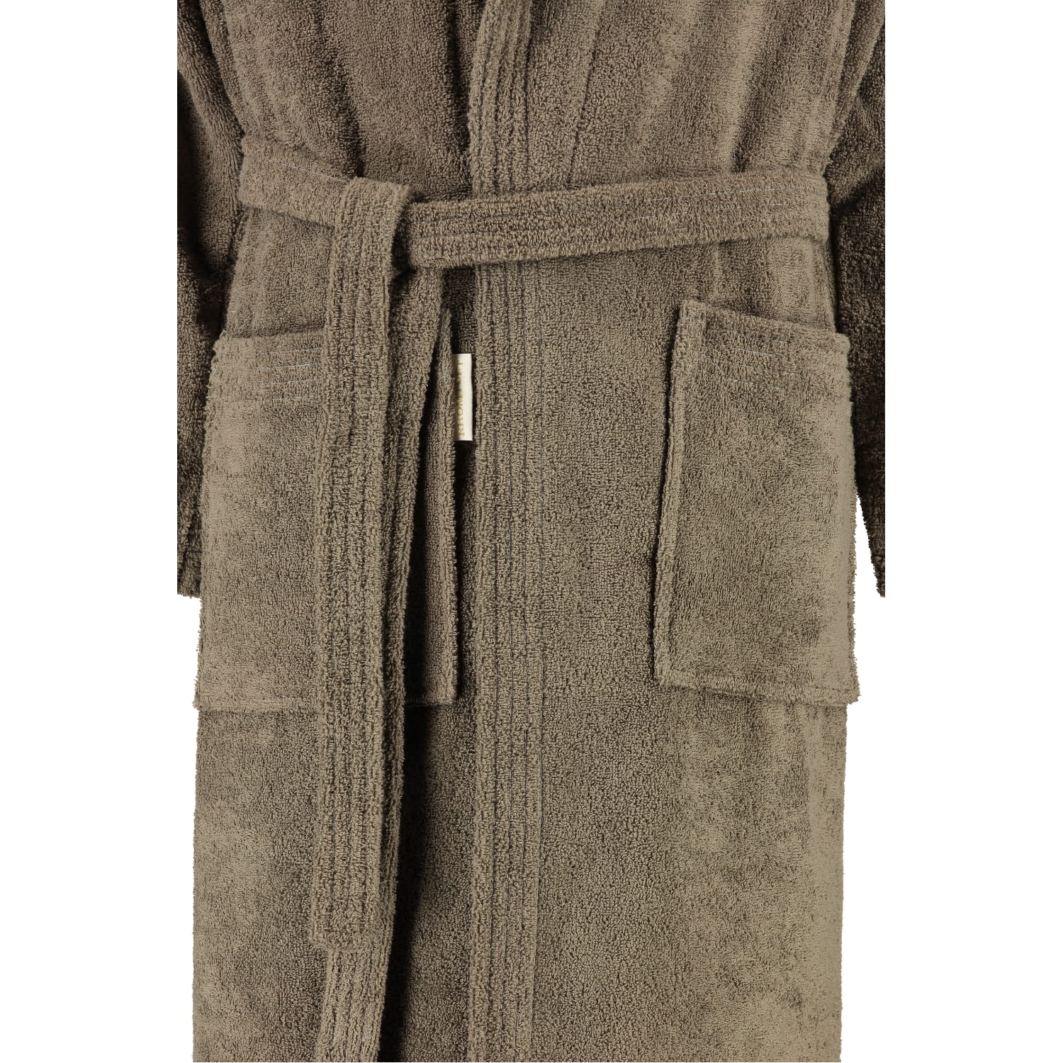 Rhomtuft - Bademantel Sir & Lady - Unisex - Farbe: taupe - 58
