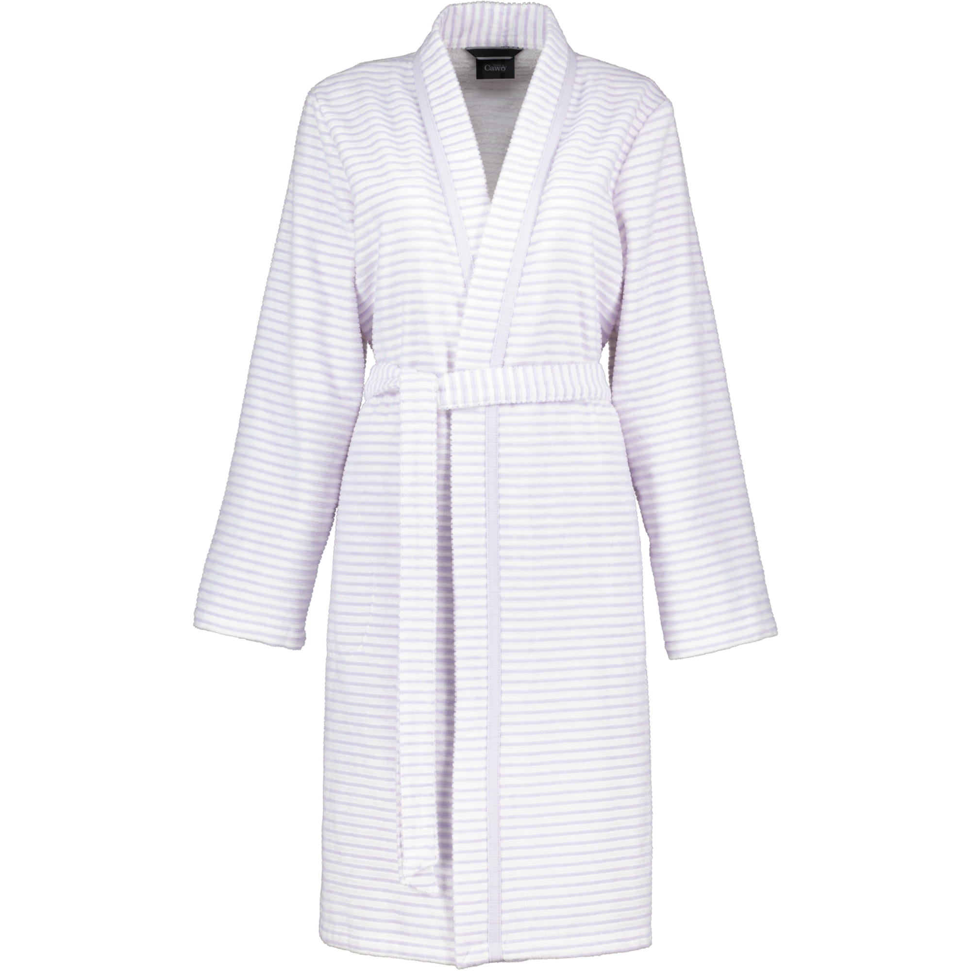 Cawö Bademäntel Damen Kimono Struktur 1214 flieder - 86