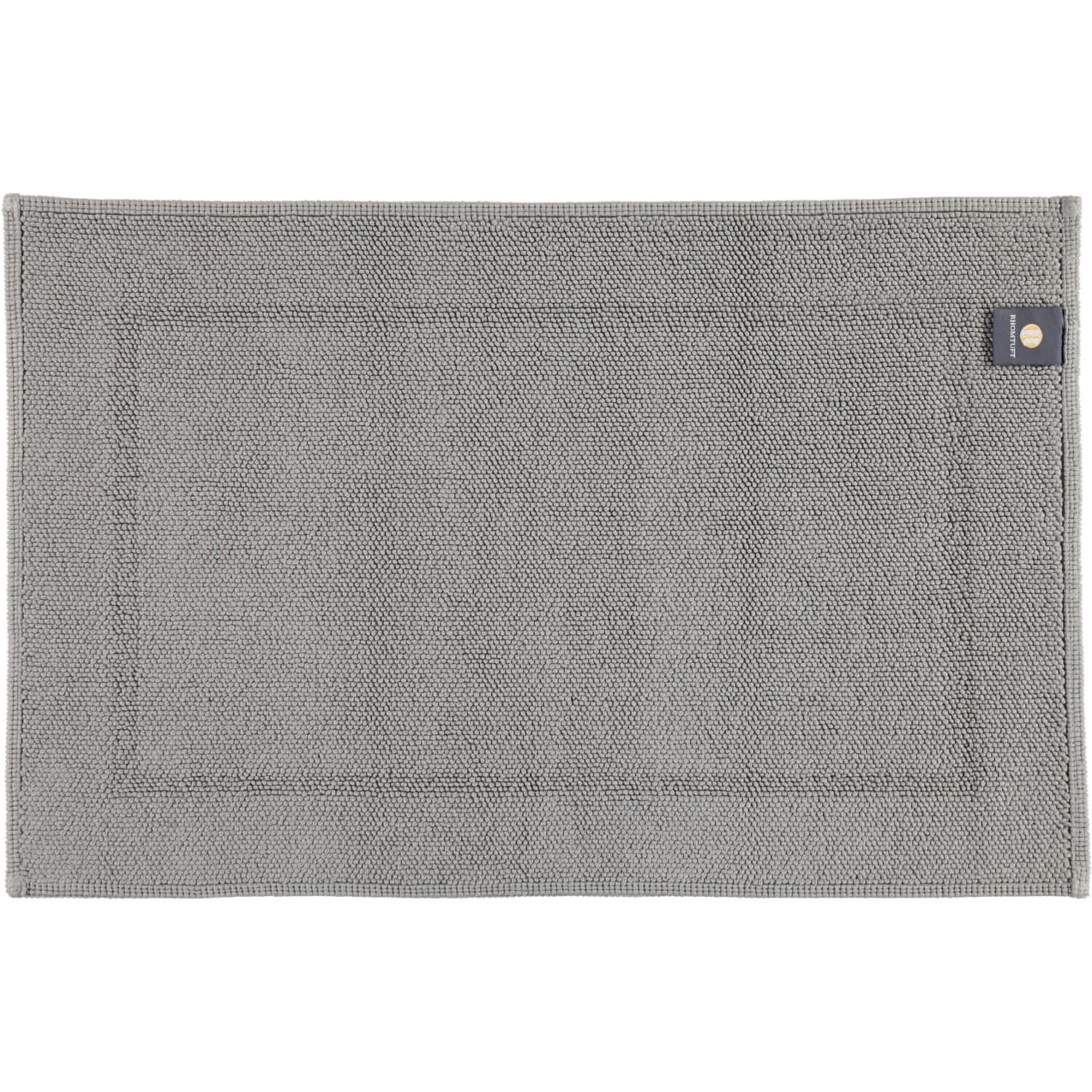 Rhomtuft - Badematte Pearl 51 - Farbe: kiesel - 85 - 60x90 cm